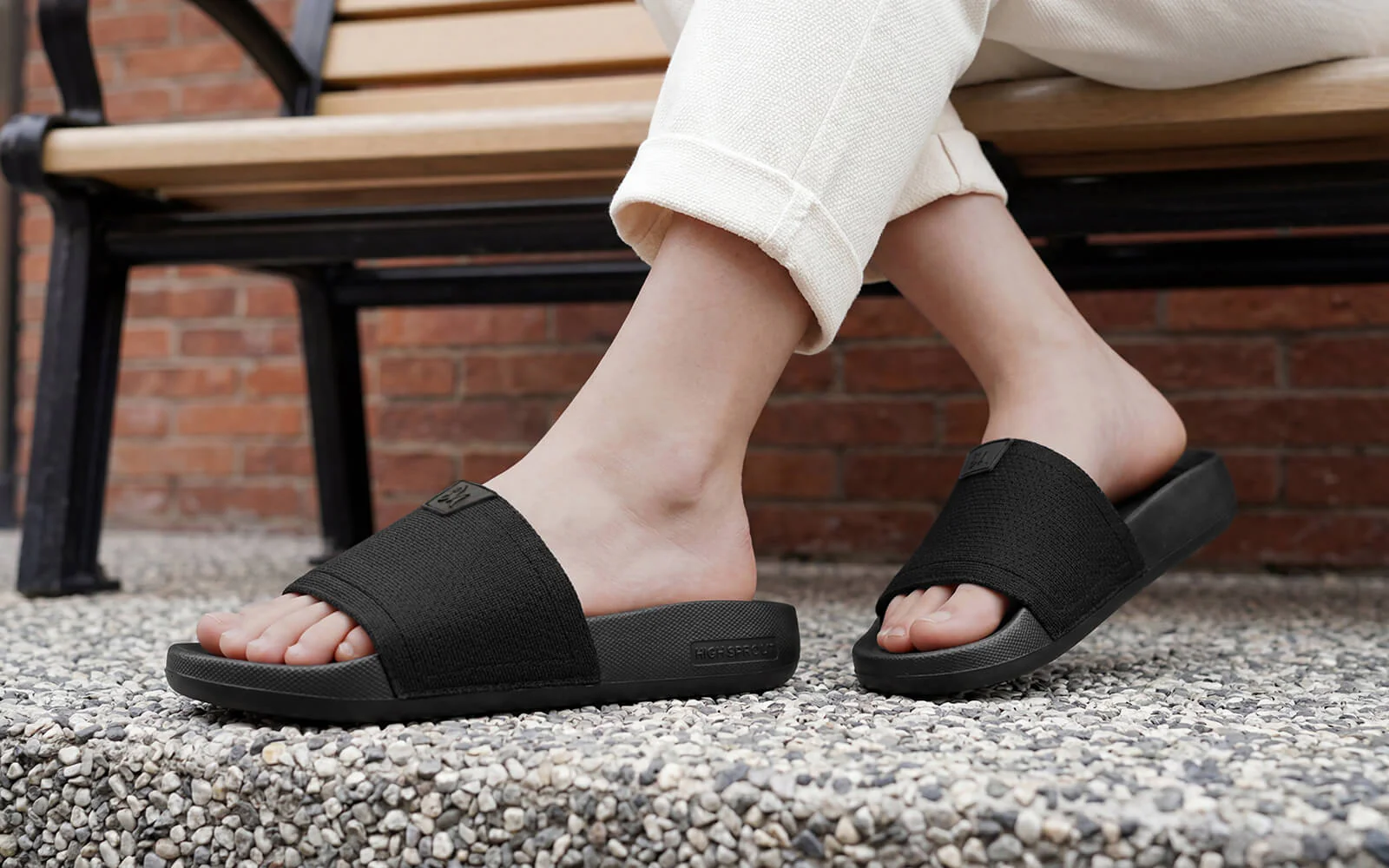 High Sprout Glideway Slides For Women : Black - Image 7
