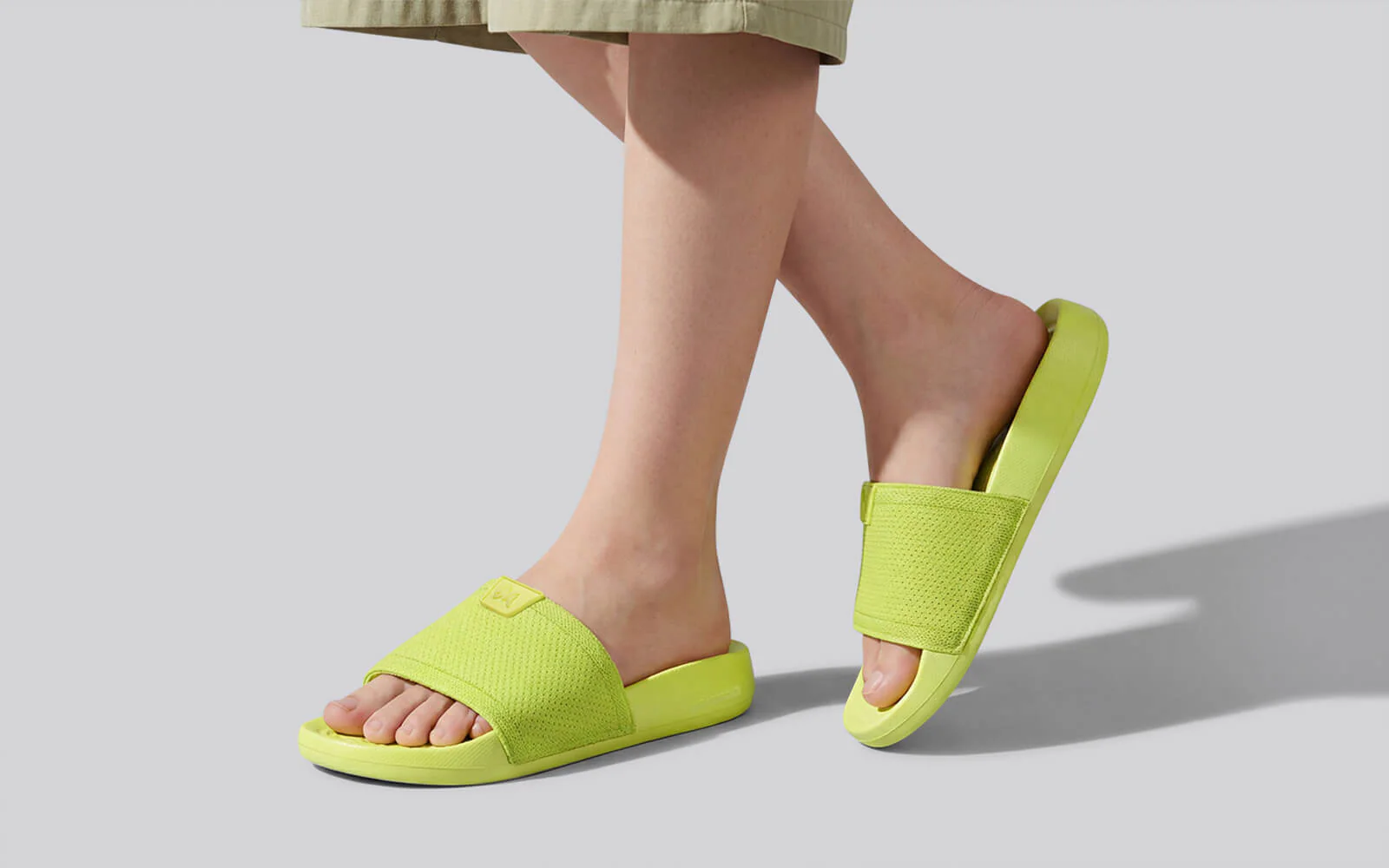 High Sprout Glideway Slides For Women : Lime - Image 9