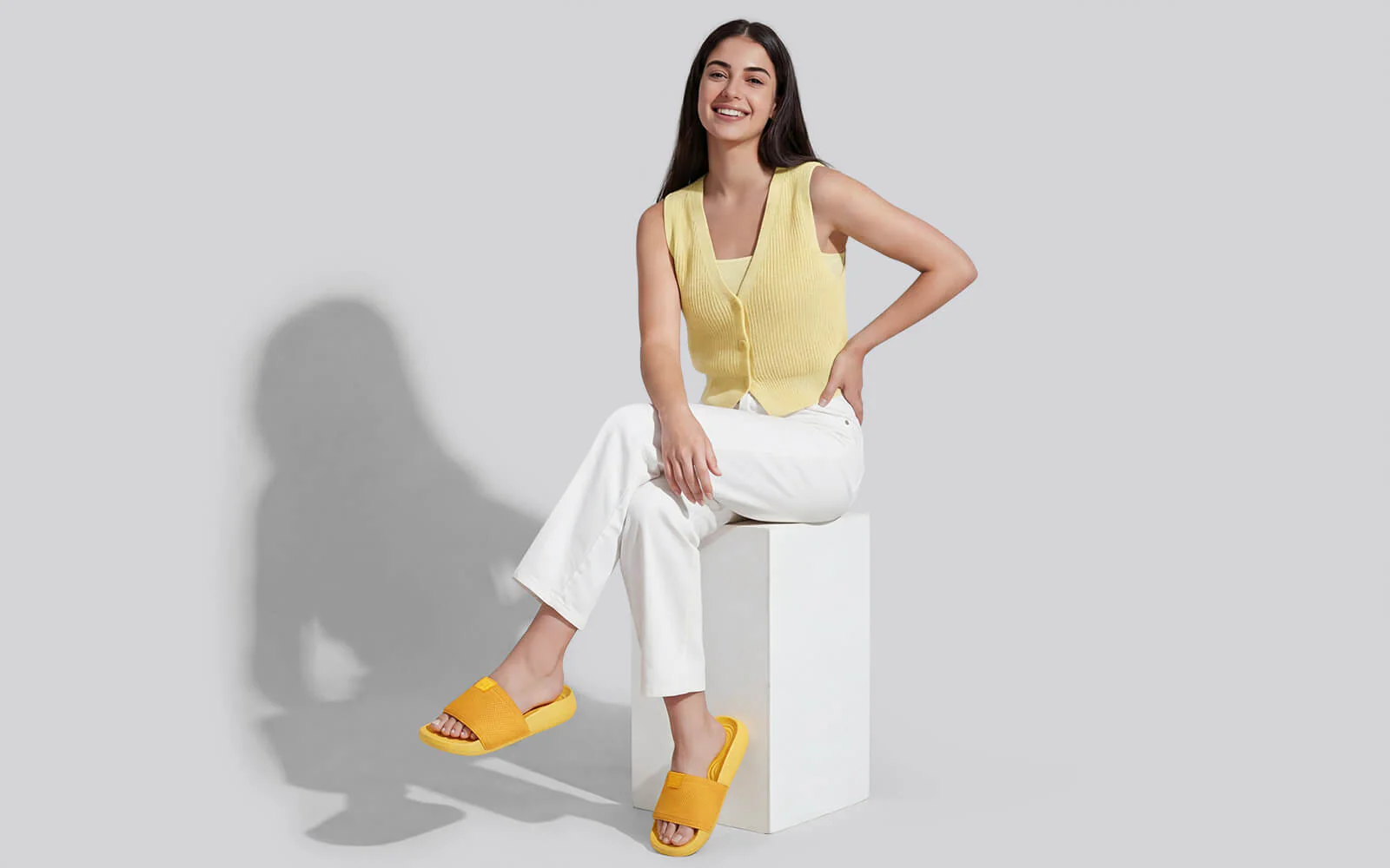 High Sprout Glideway Slides For Women : Yellow - Image 6