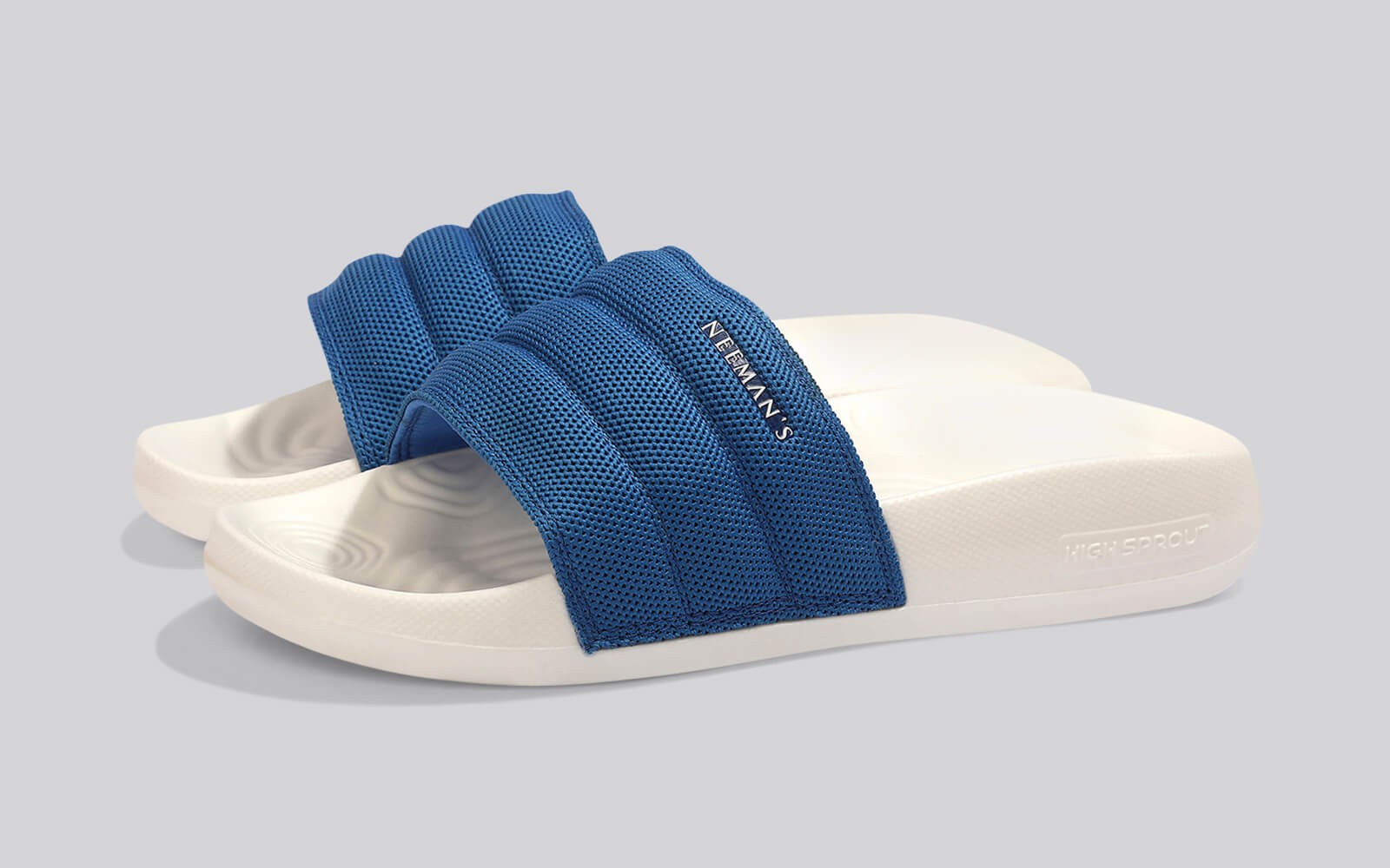 High Sprout Soother Slides For Men : Blue - Image 4