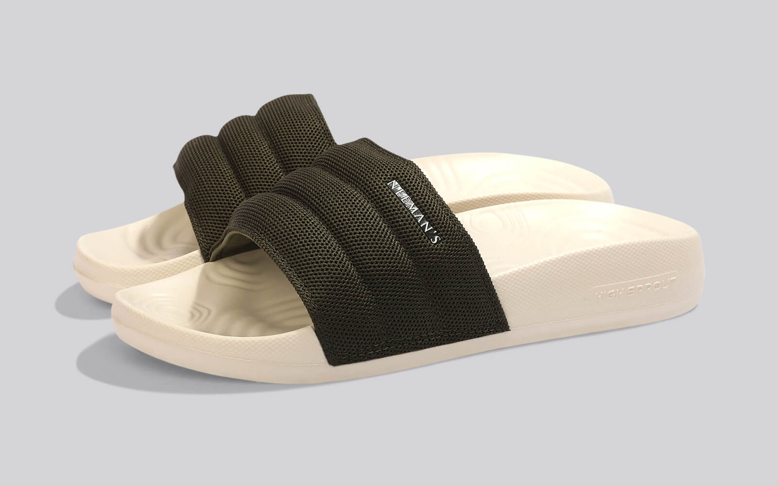 High Sprout Soother Slides For Men : Olive - Image 4