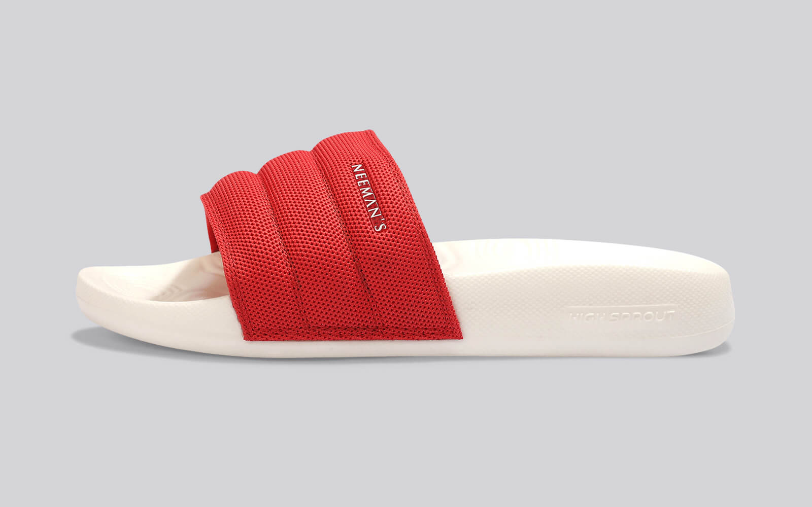 High Sprout Soother Slides For Men : Red
