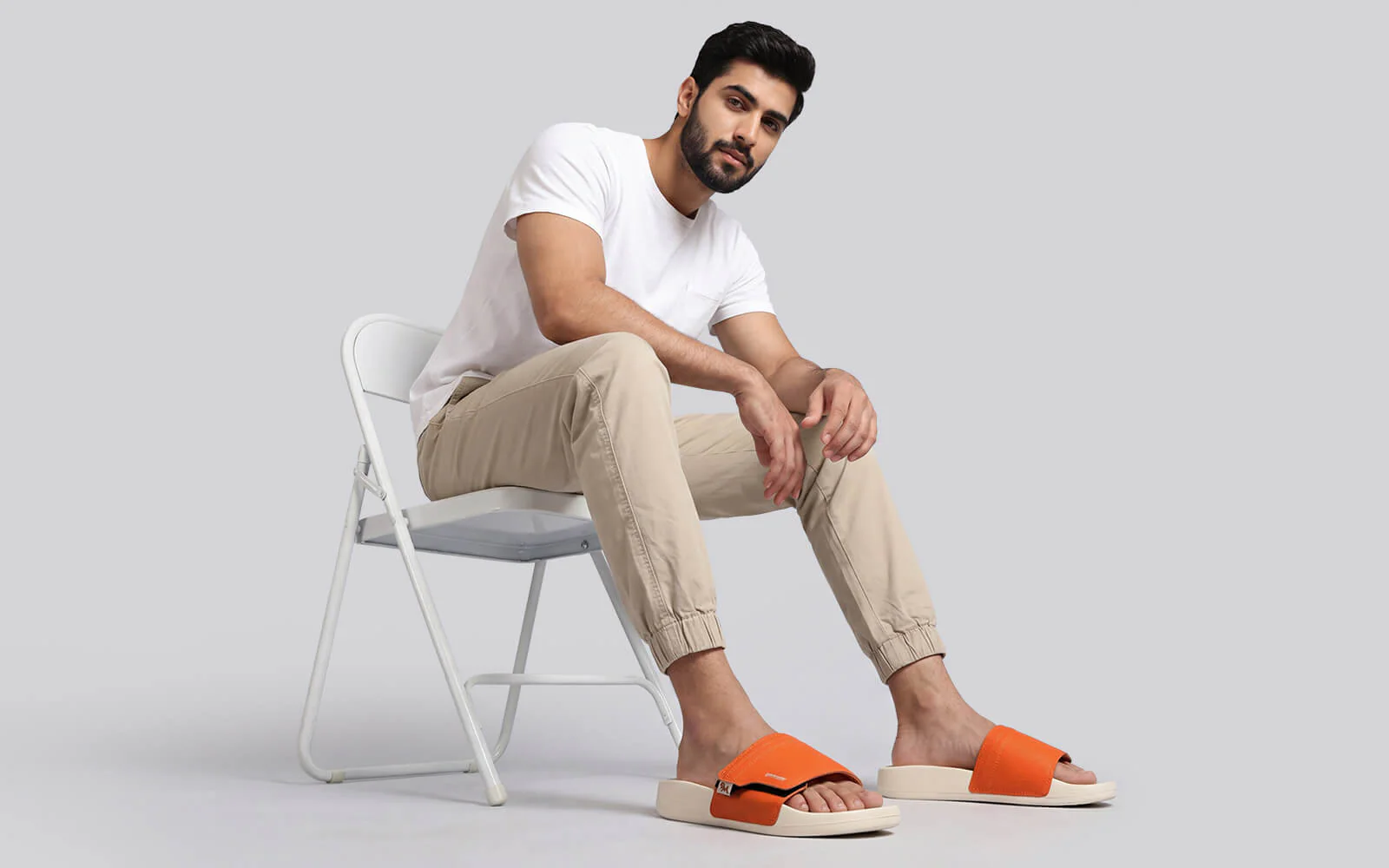 High Sprout Cush Slides For Men : Ivory - Image 6