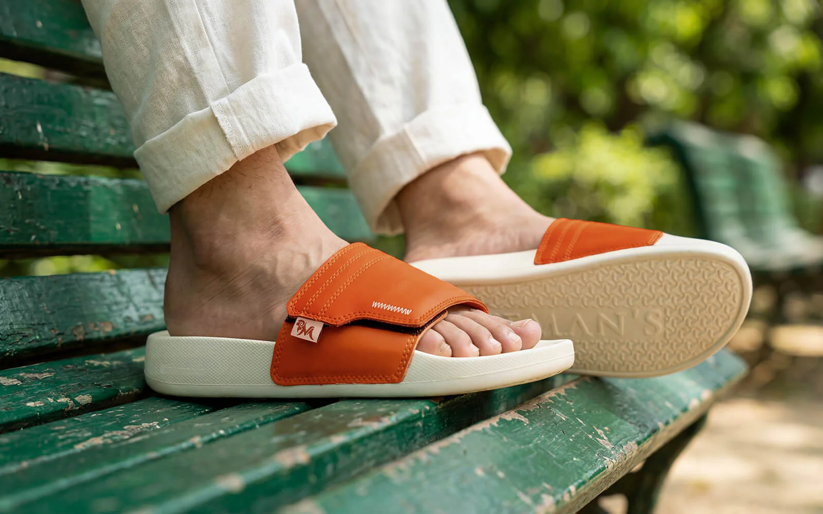 High Sprout Cush Slides For Men : Ivory - Image 9