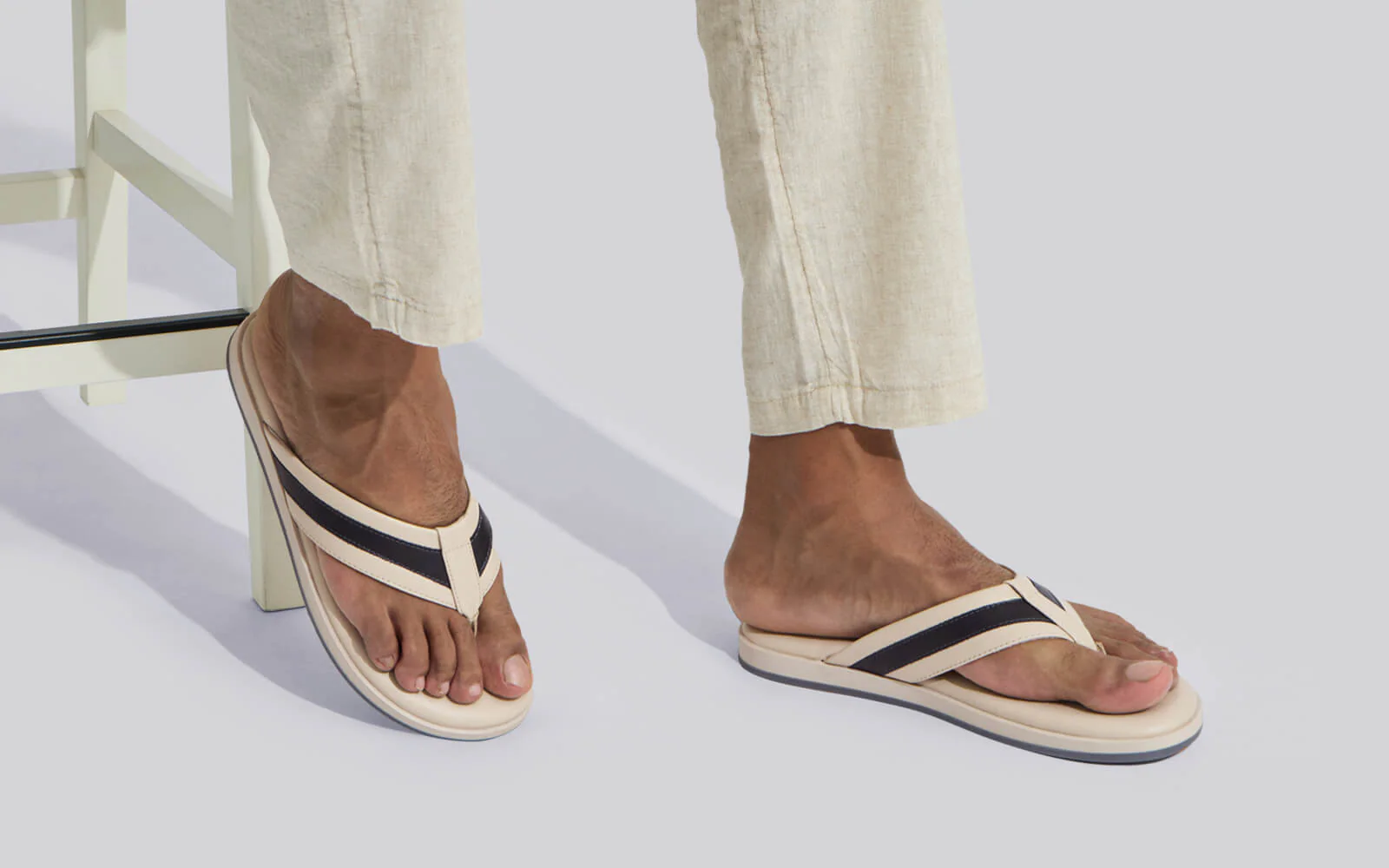Indo-Western Flips : Ivory-Grey - Image 8