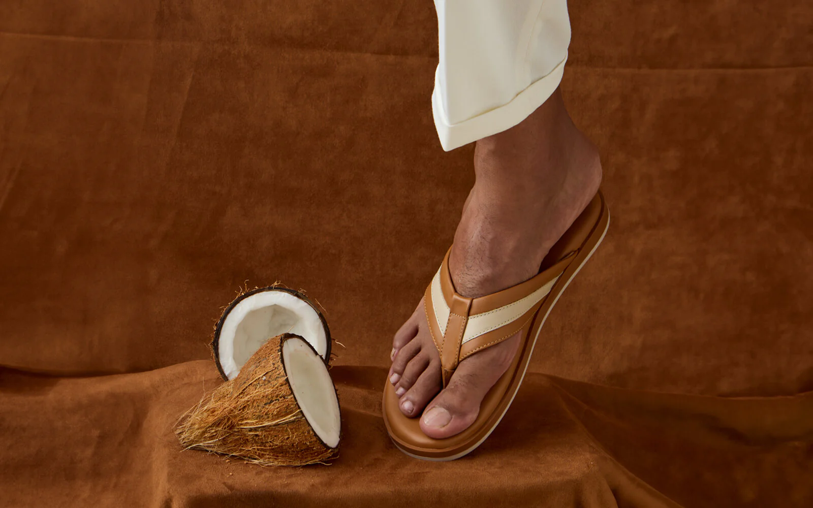 Indo-Western Flips : Tan - Image 3