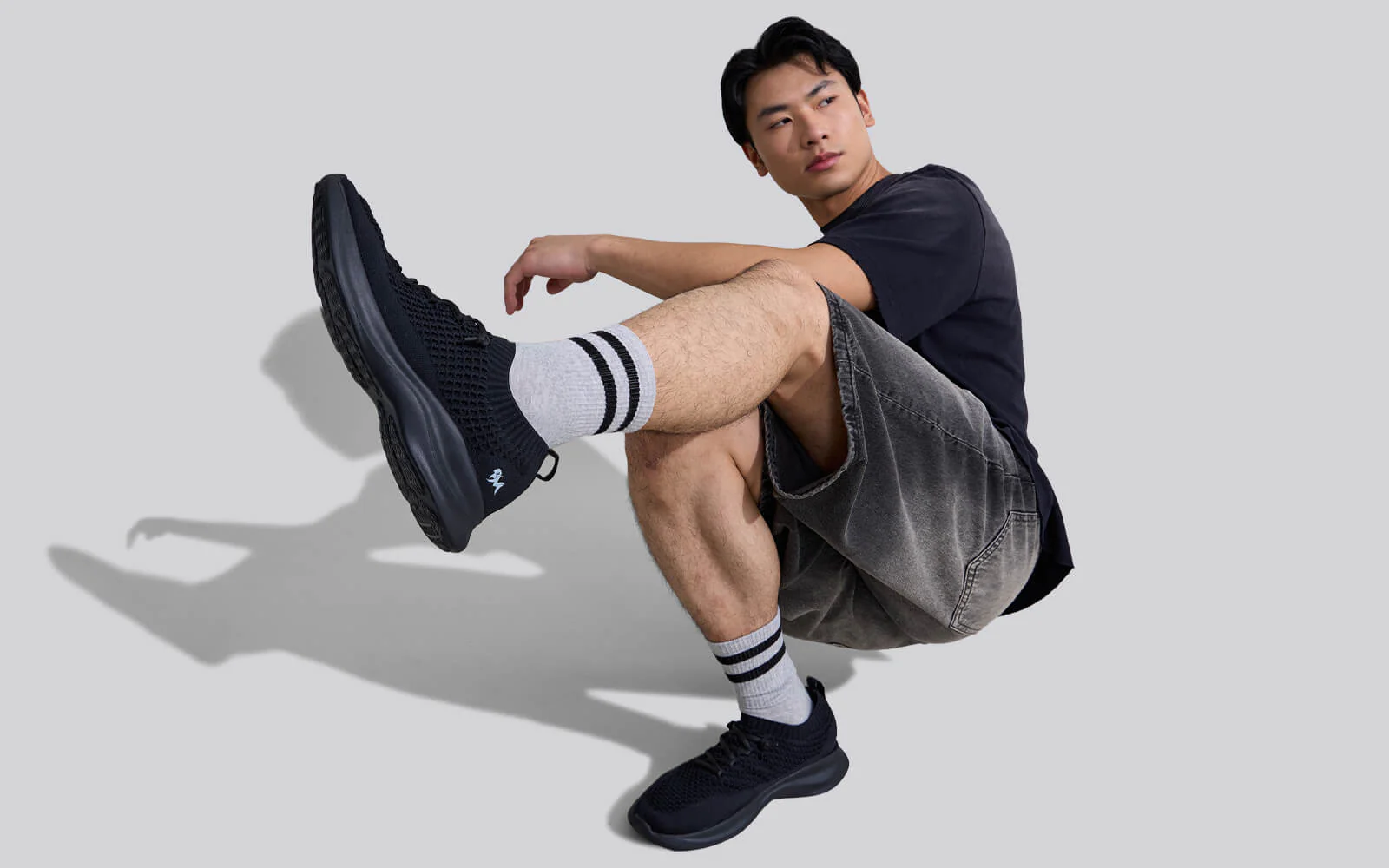 Knit Gliders : Black - Image 9