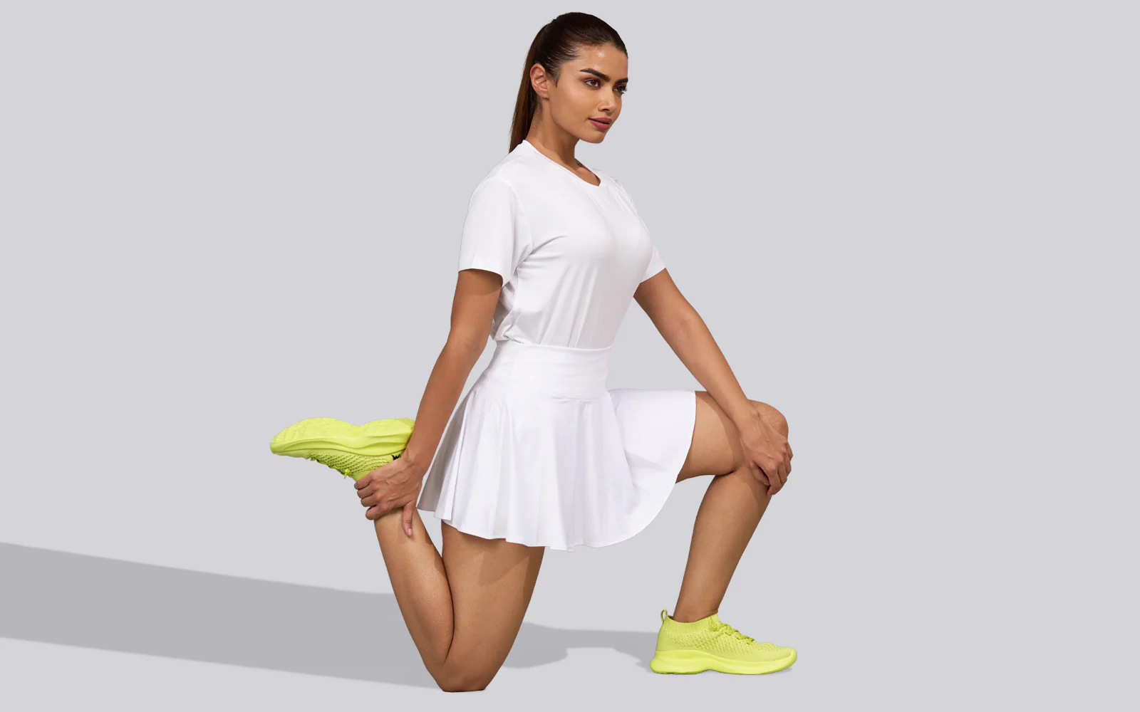 Knit Gliders For Women : Lime - Image 9