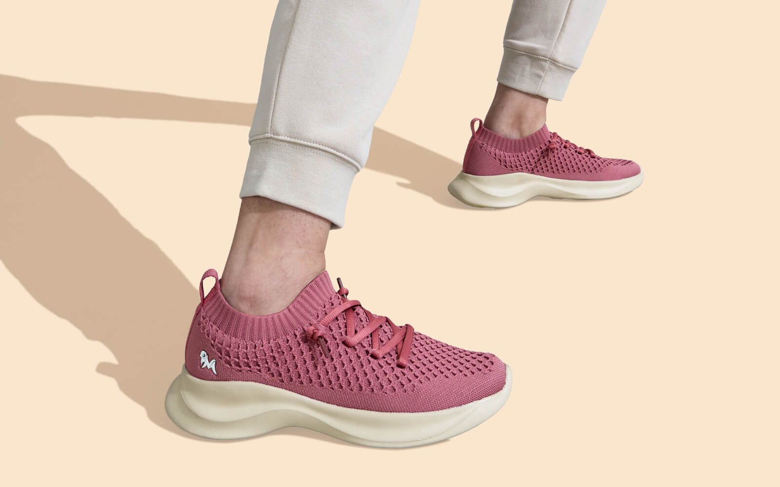 Knit Gliders For Women : Pink - Image 7