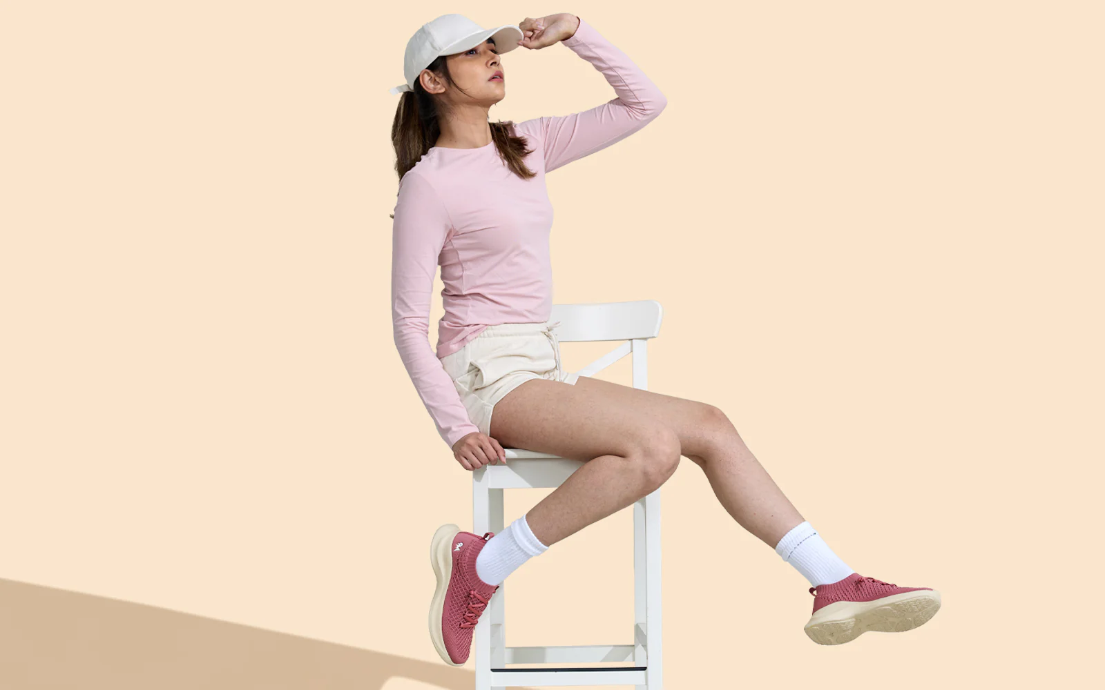 Knit Gliders For Women : Pink - Image 8