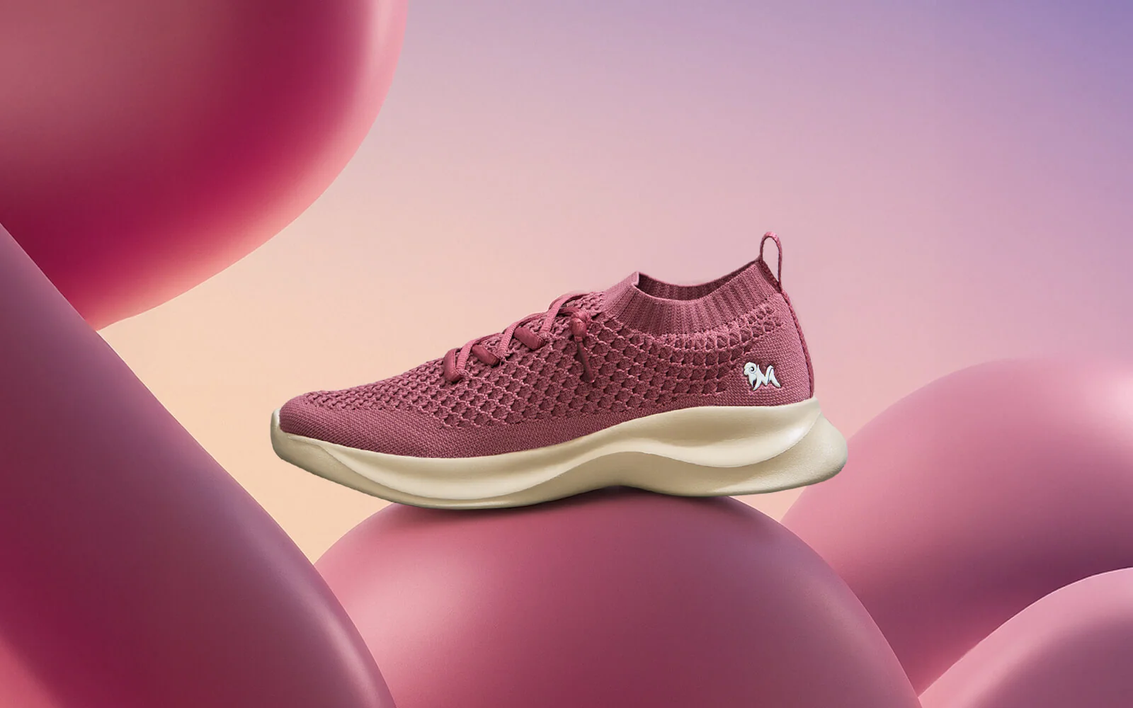 Knit Gliders For Women : Pink - Image 9