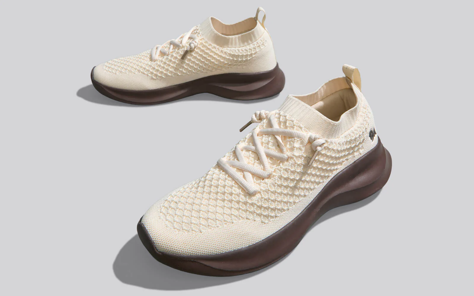 Knit Gliders : Ivory Brown - Image 7