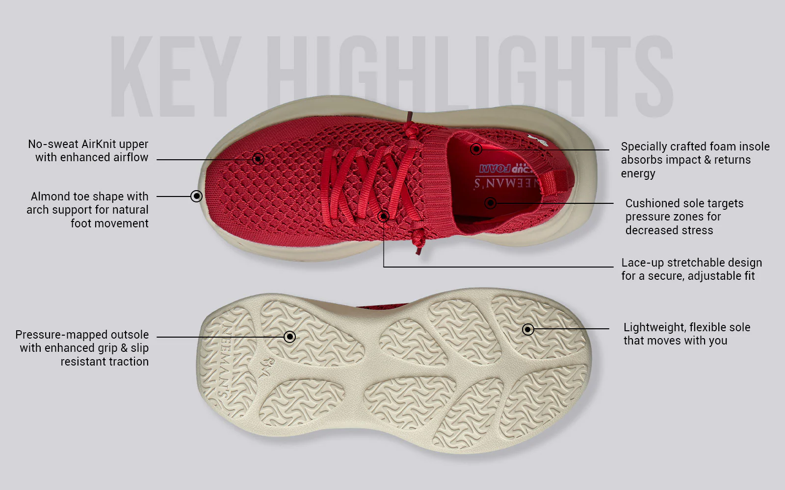 Knit Gliders : Red - Image 3