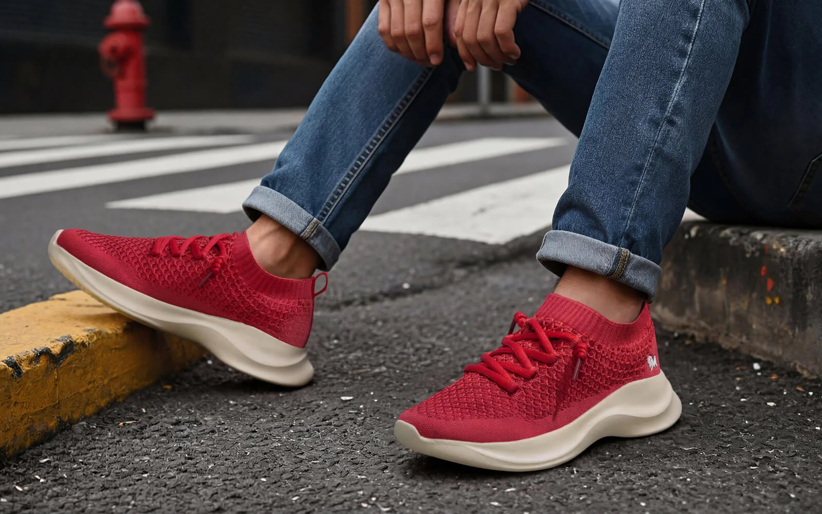 Knit Gliders : Red - Image 7