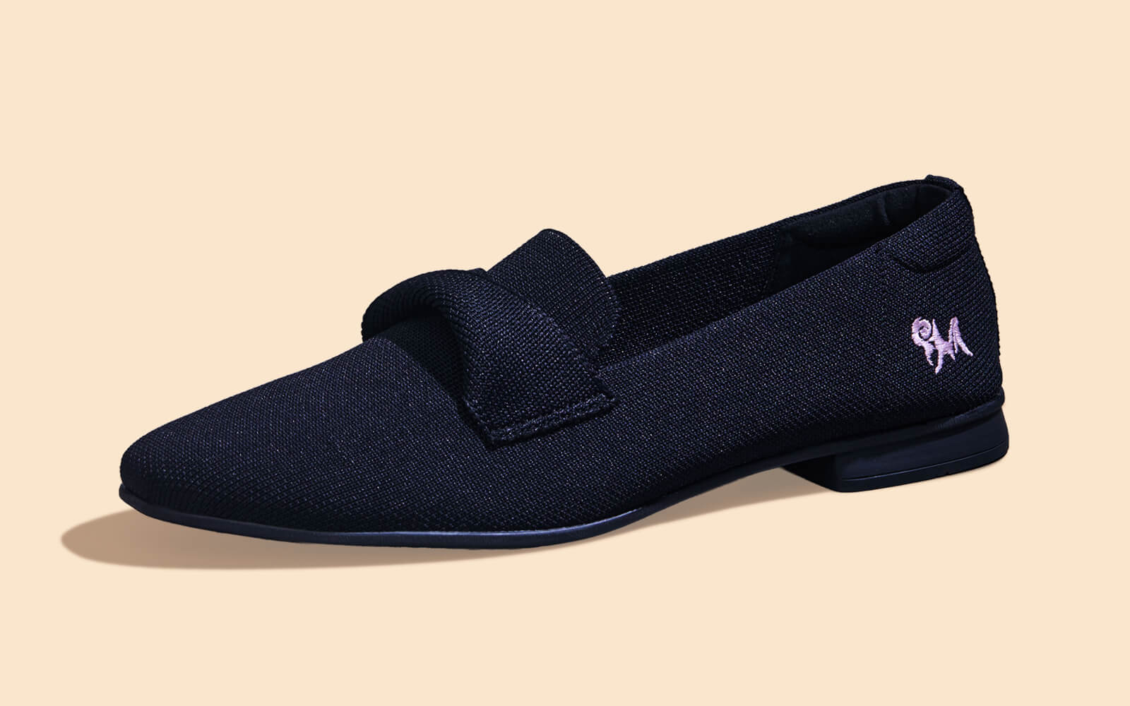 Knit Grace Loafers For Women : Black - Image 3