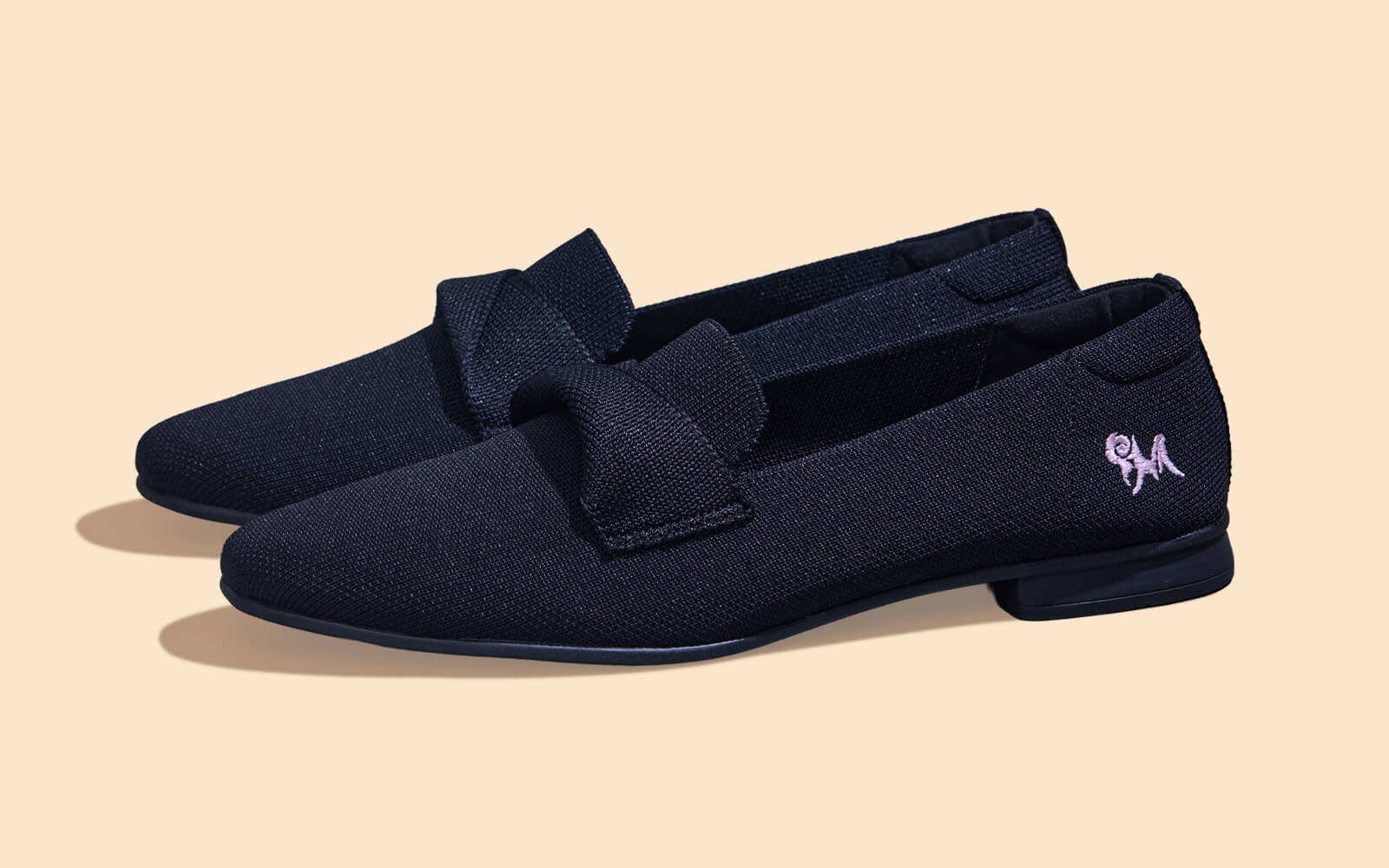 Knit Grace Loafers For Women : Black - Image 6
