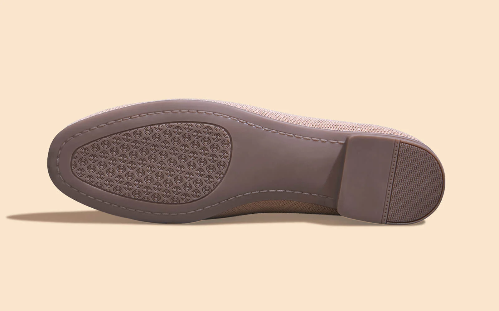 Knit Grace Loafers For Women : Beige - Image 5