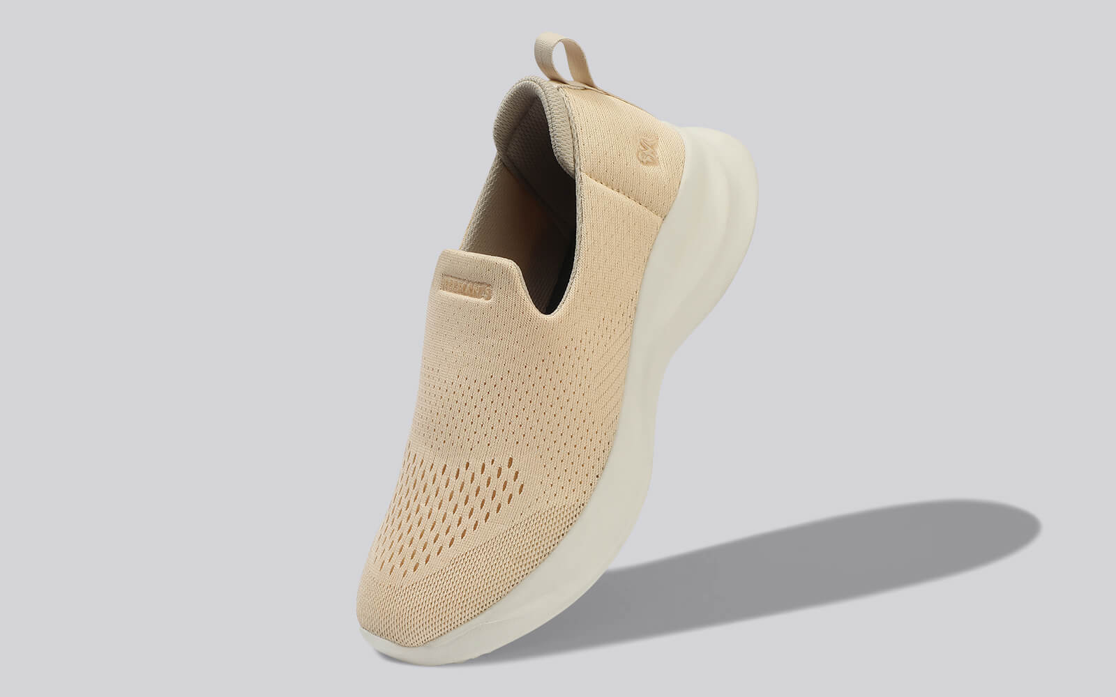 Knit Lite Slip Ons For Women : Ivory - Image 5