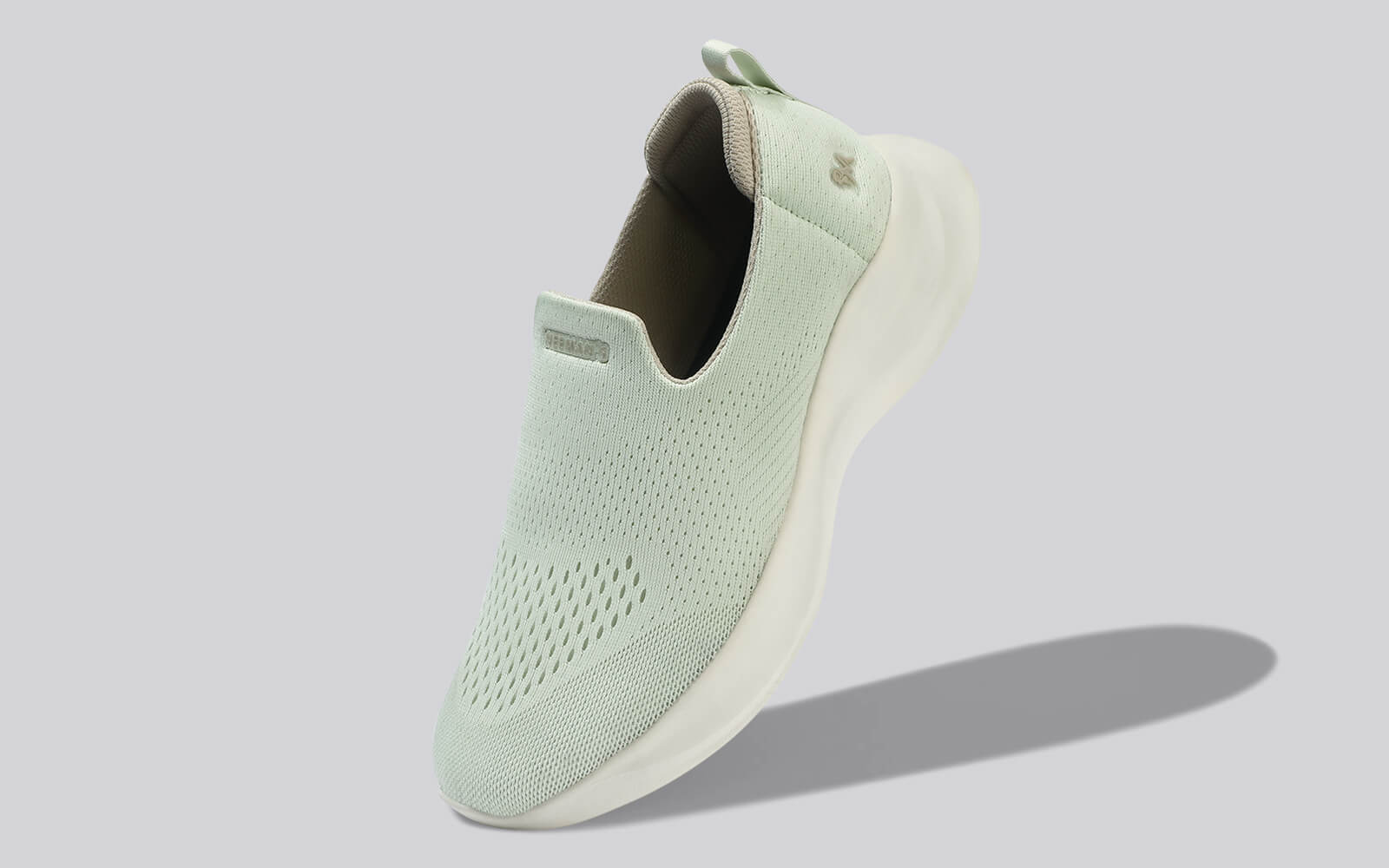 Knit Lite Slip Ons For Women : Light Green - Image 5