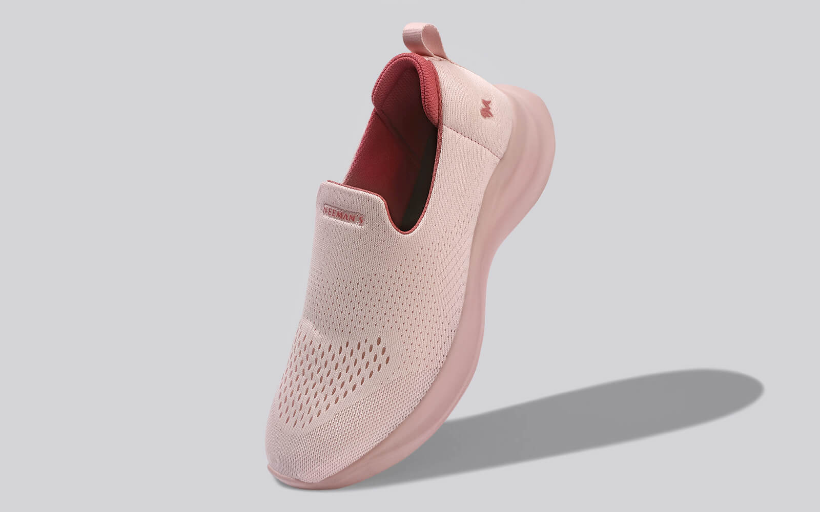 Knit Lite Slip Ons For Women : Light Pink - Image 5