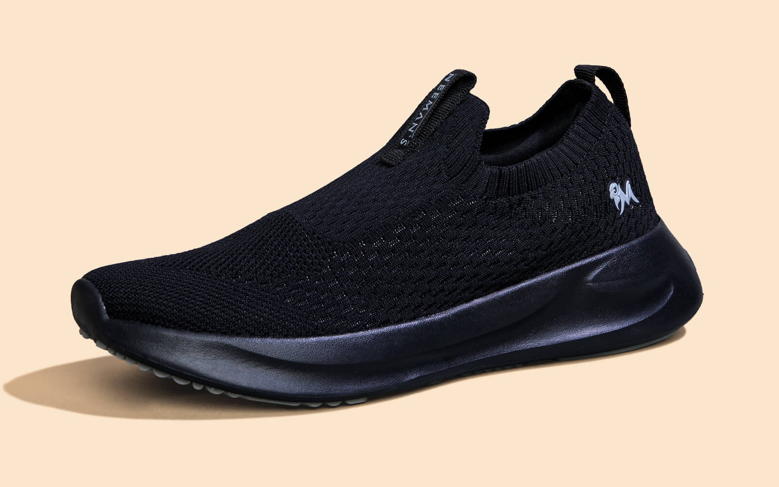 Knit Trainers For Men : Black - Image 5