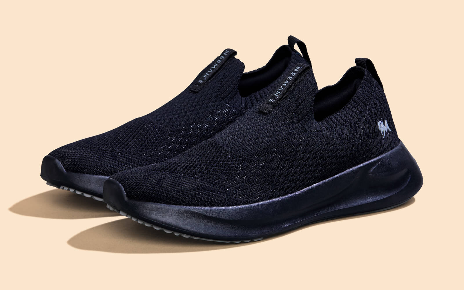 Knit Trainers For Men : Black - Image 7
