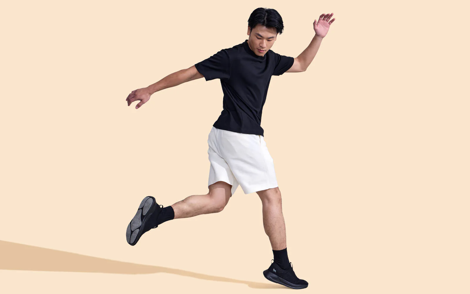 Knit Trainers For Men : Black - Image 9