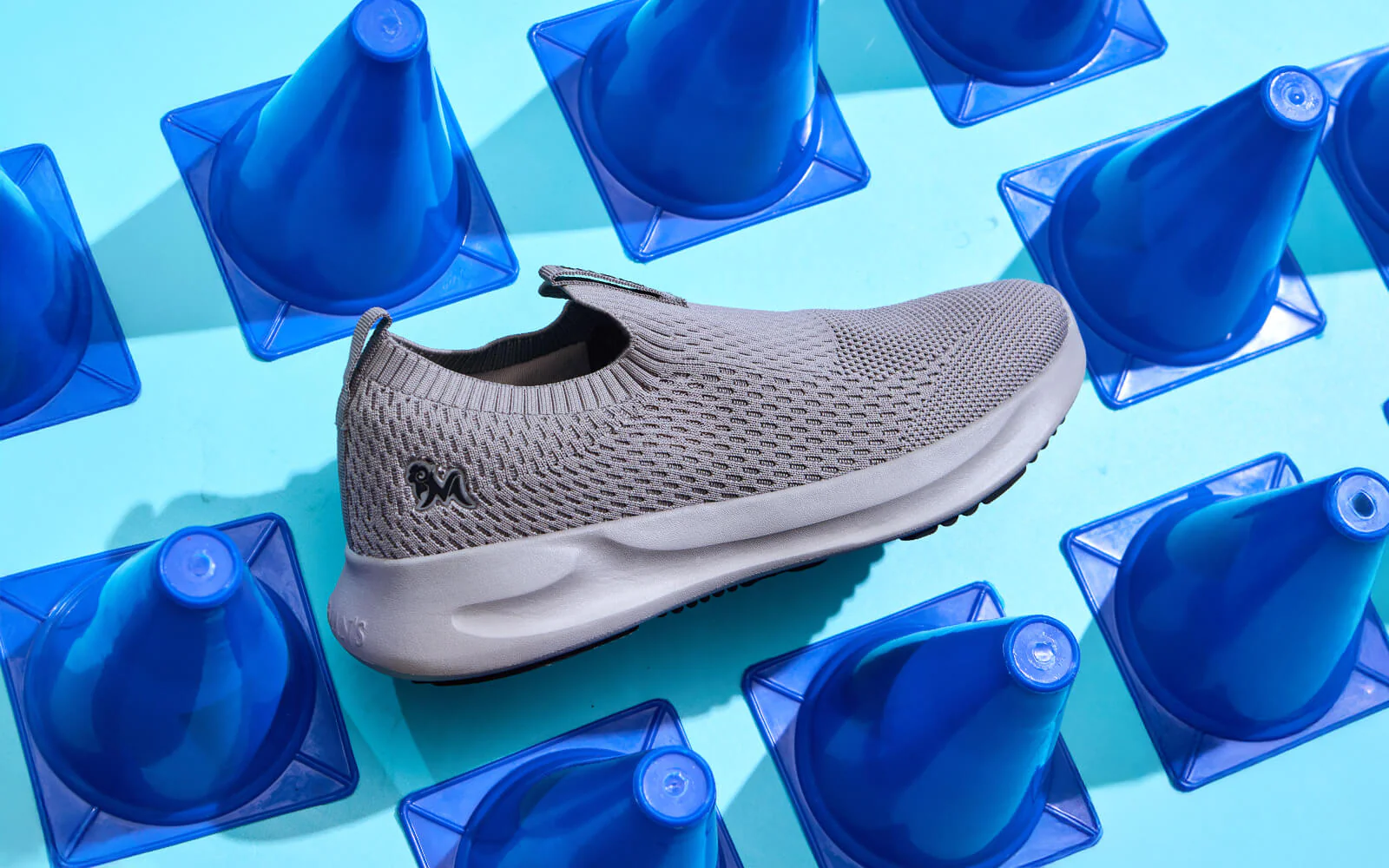 Knit Trainers For Men : Grey - Image 10