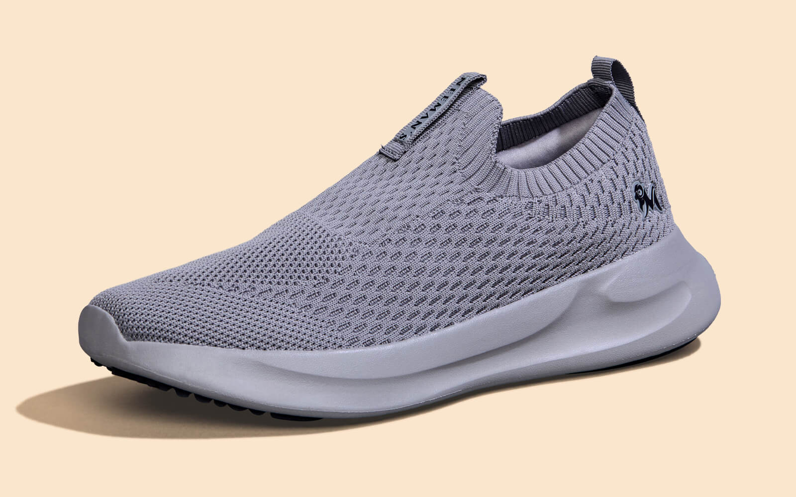 Knit Trainers For Men : Grey - Image 5