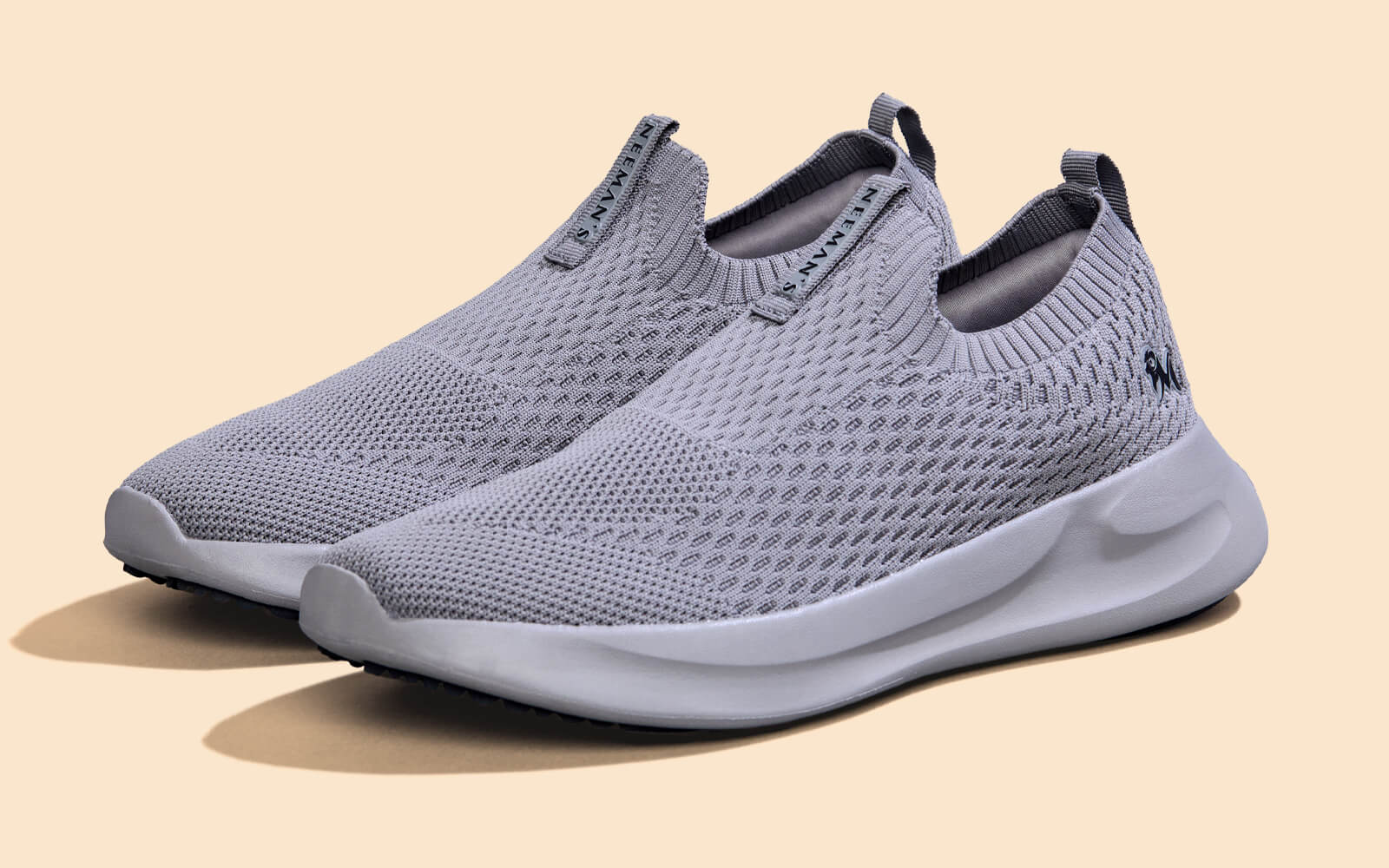 Knit Trainers For Men : Grey - Image 7