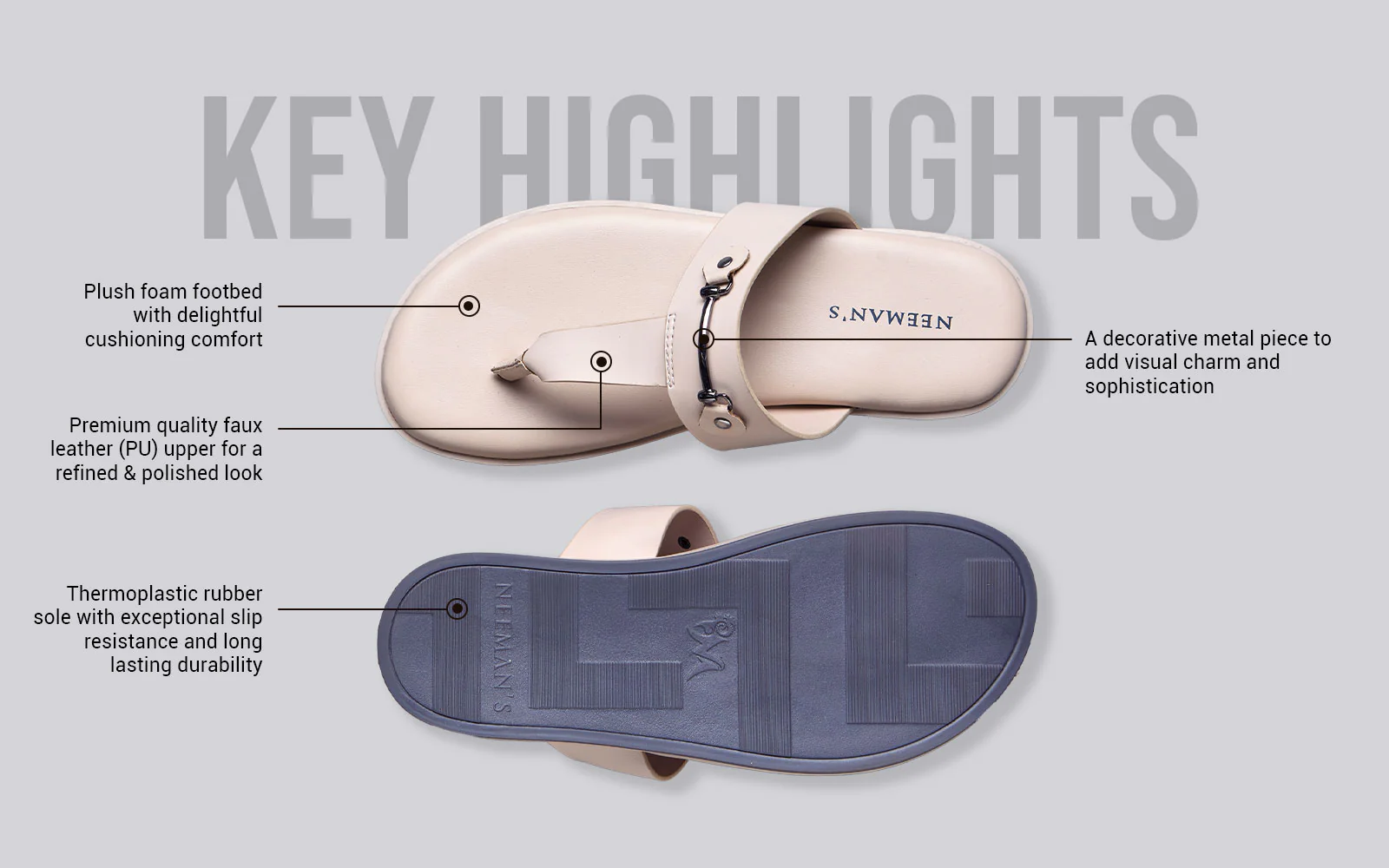 Luxe Flips : Beige - Image 4