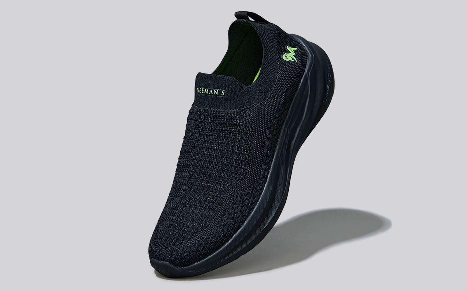 Max Cushy Slip Ons : Black - Image 2