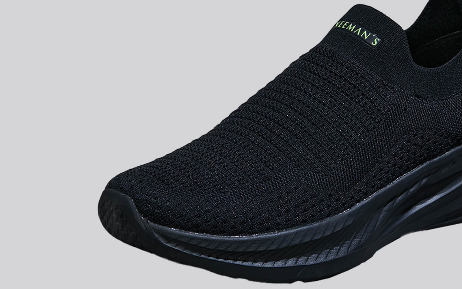 Max Cushy Slip Ons : Black - Image 8