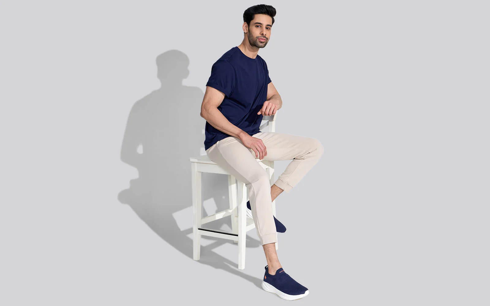 Max Cushy Slip Ons : Blue - Image 10