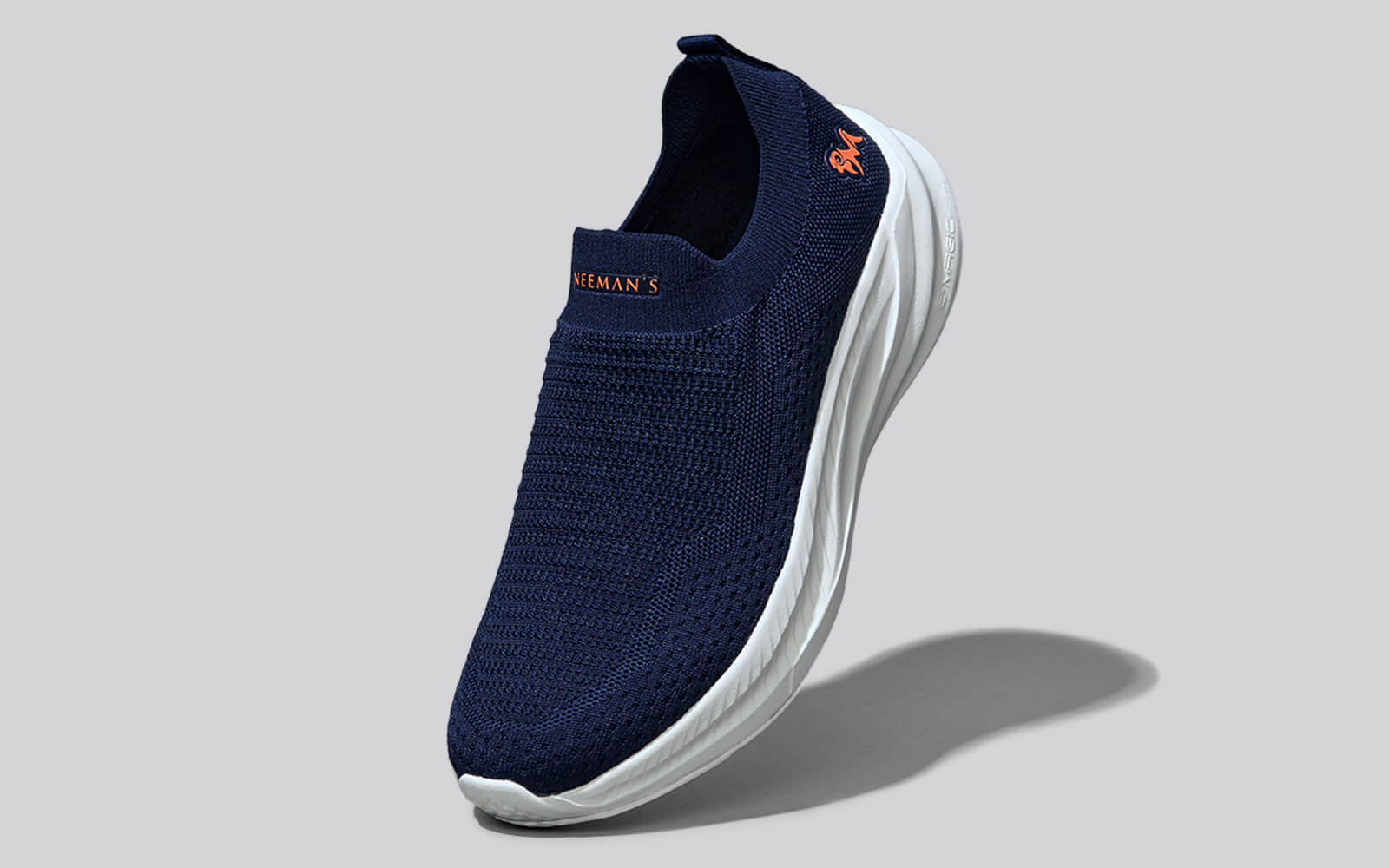 Max Cushy Slip Ons : Blue - Image 2