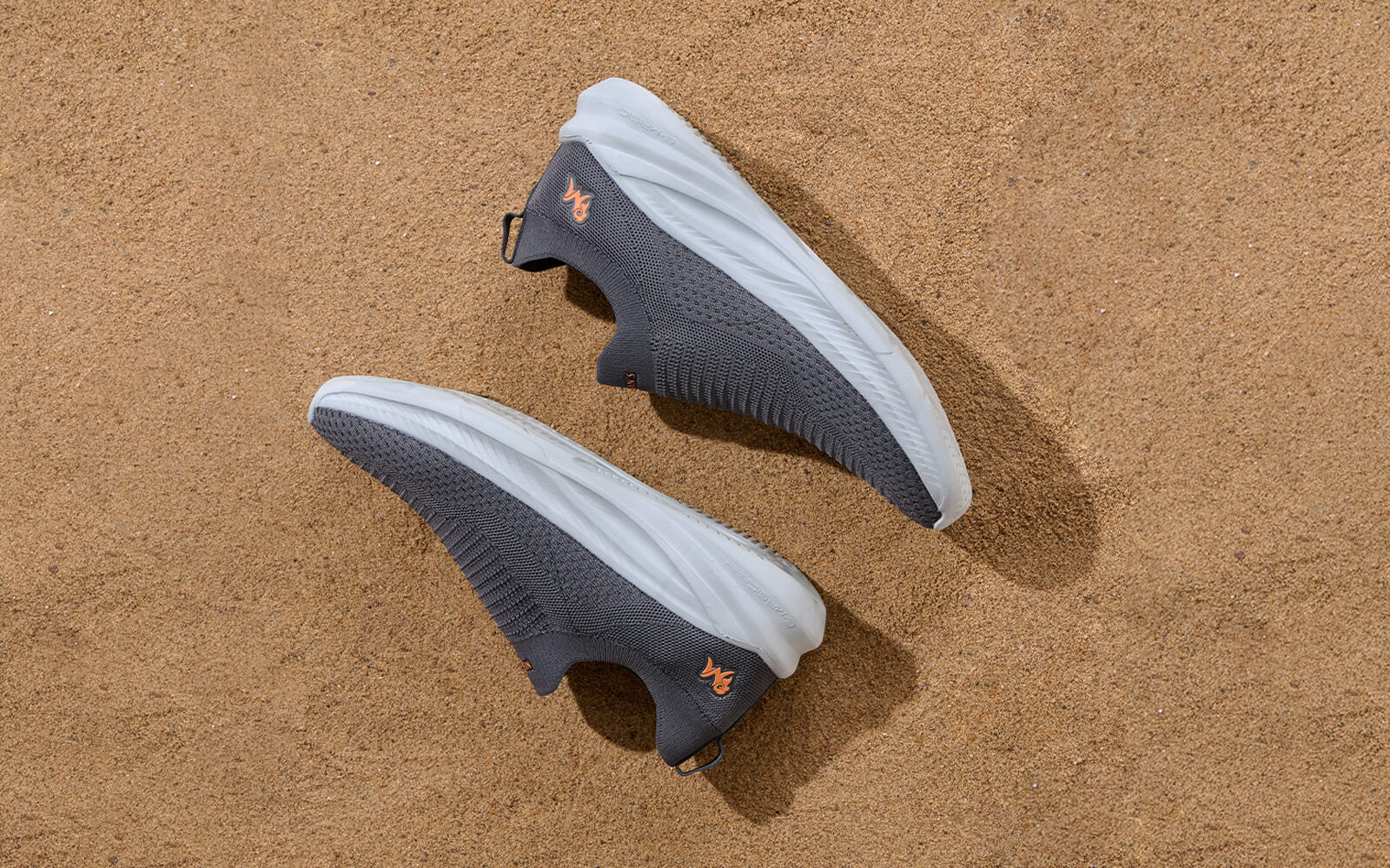 Max Cushy Slip Ons : Grey - Image 3