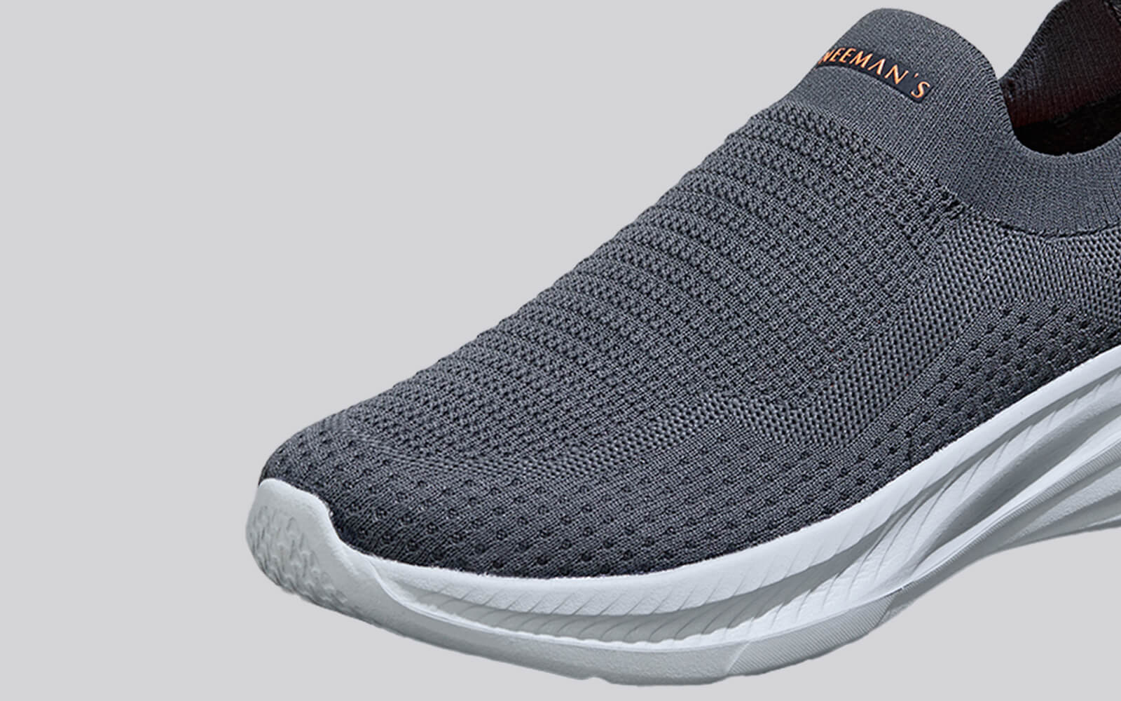 Max Cushy Slip Ons : Grey - Image 6