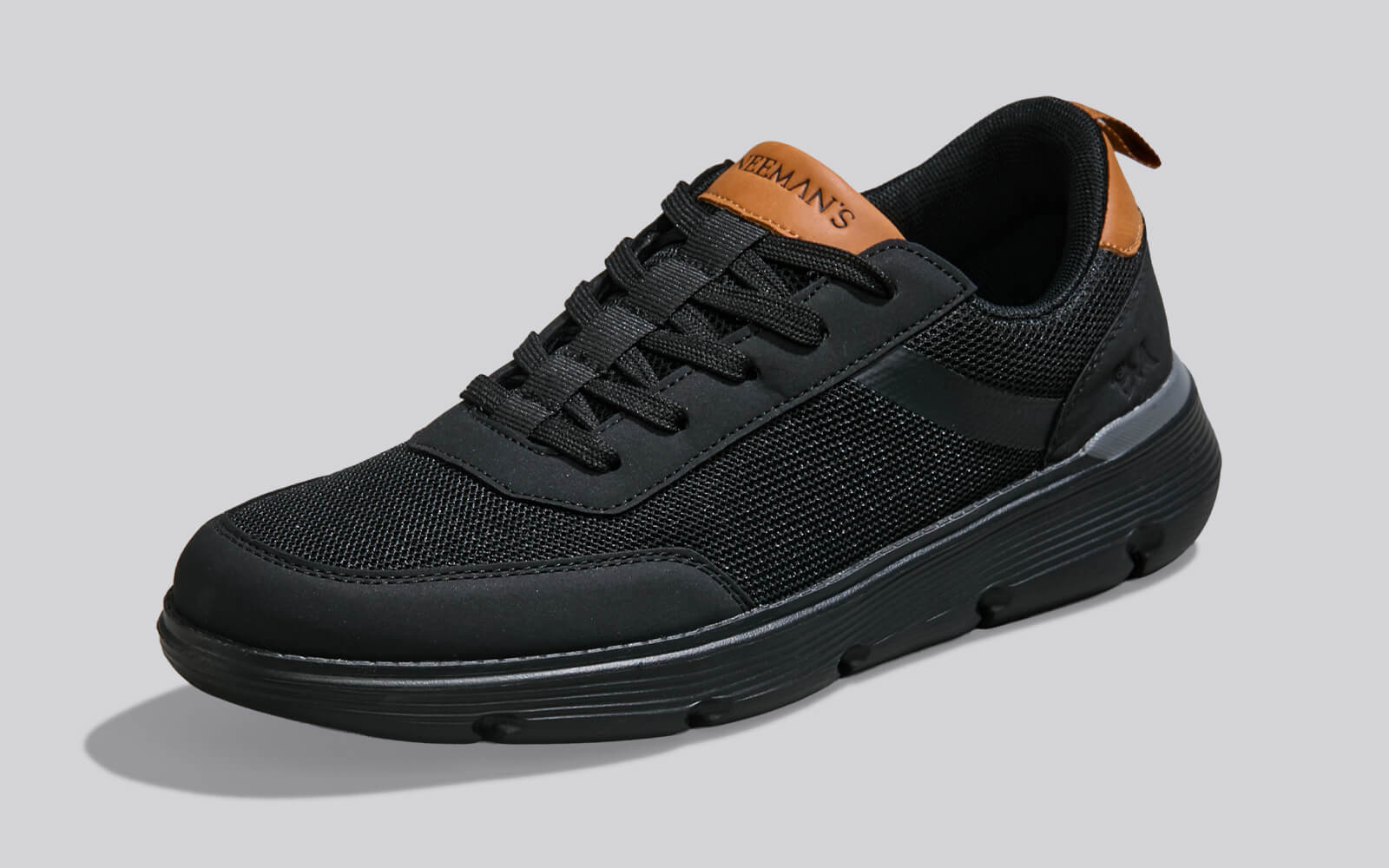 Melange Dress Sneakers : Black - Image 5