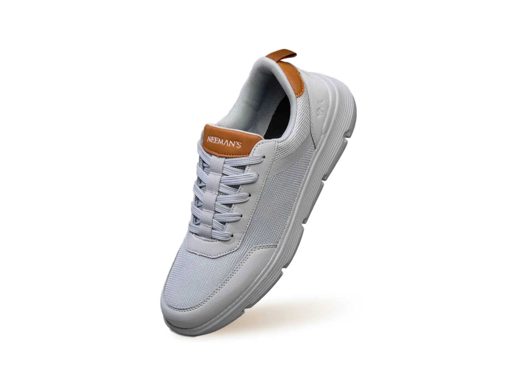 Melange Dress Sneakers : Grey - Image 10