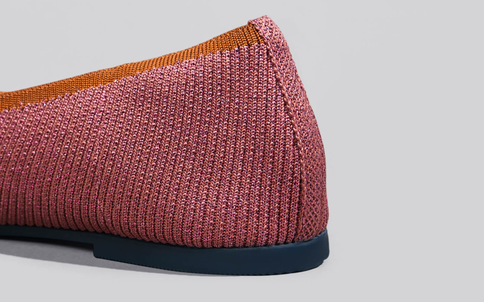 Metallic Square Flats : Pink - Image 6