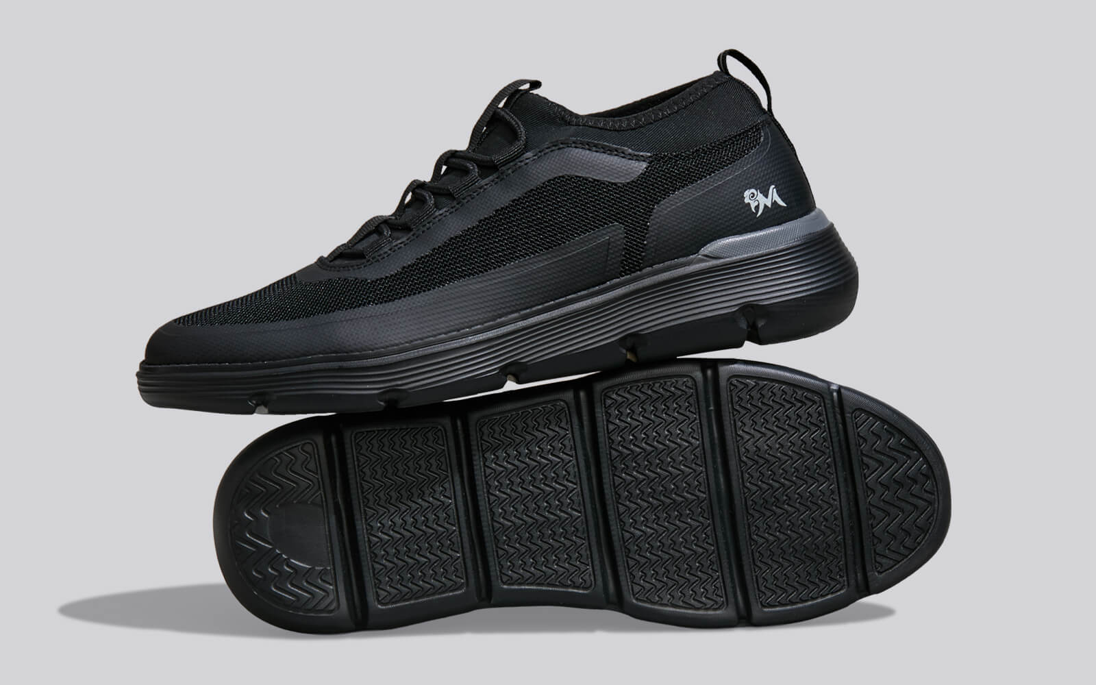 Mid-Top Sneakers : Black - Image 6