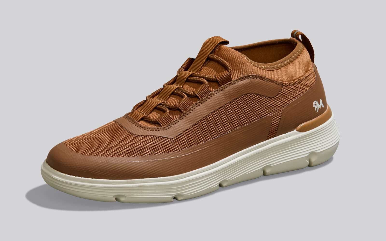 Mid-Top Sneakers : Tan - Image 5