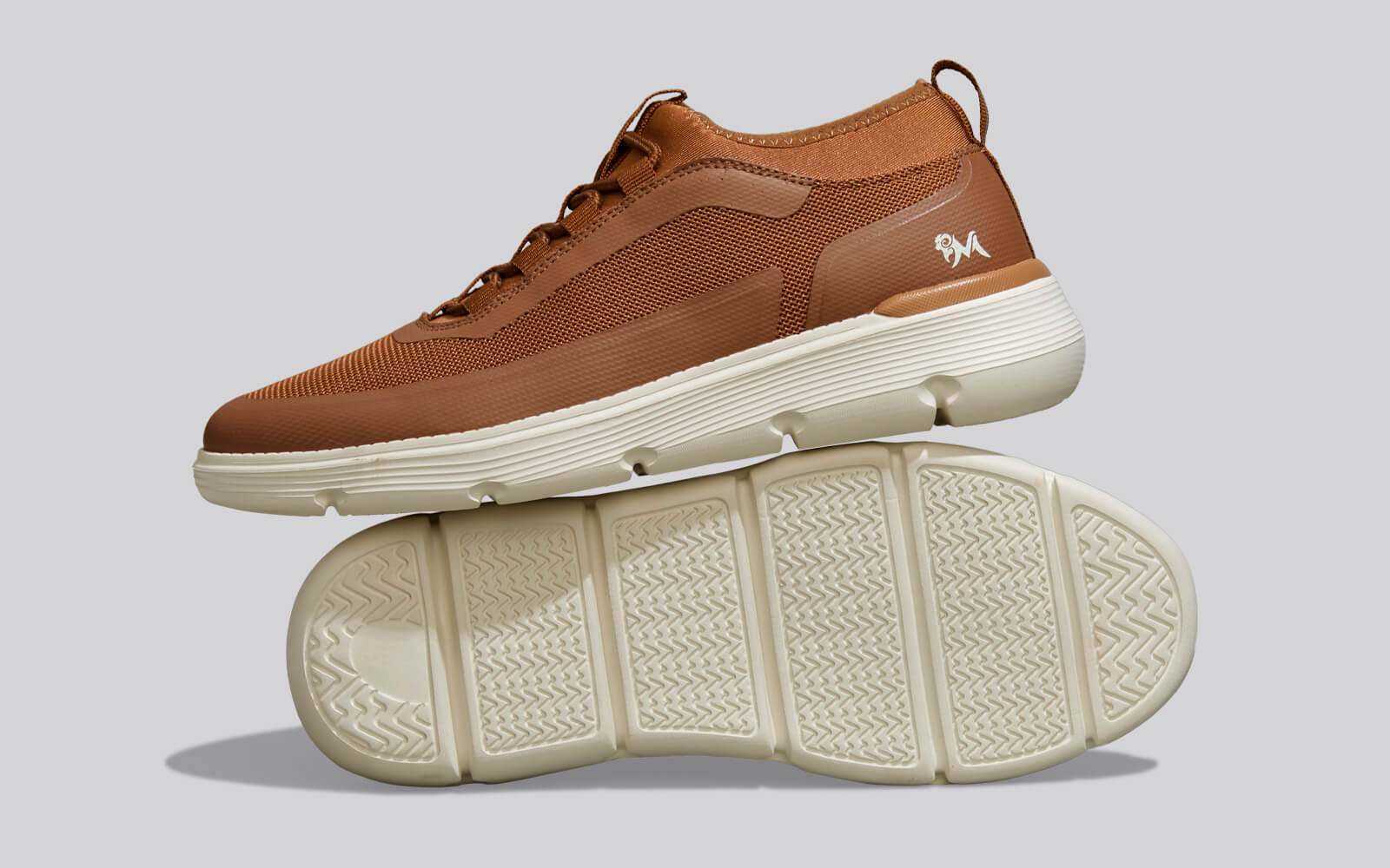 Mid-Top Sneakers : Tan - Image 6