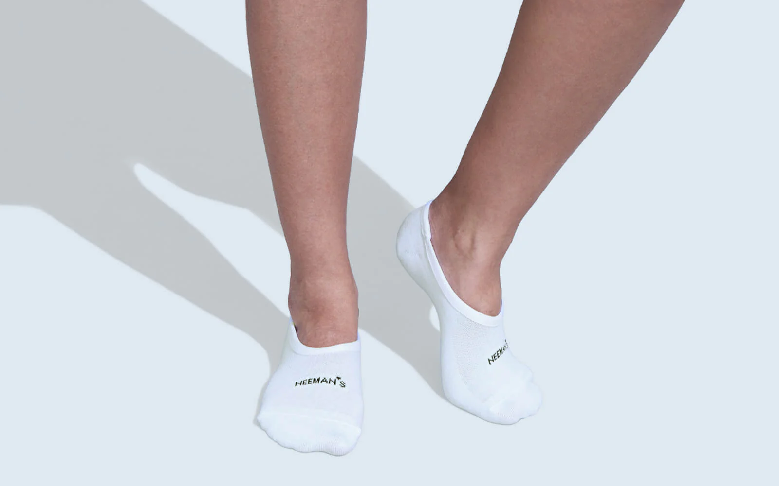 No Show Socks  : Black Olive White (Pack of 3) - Image 3