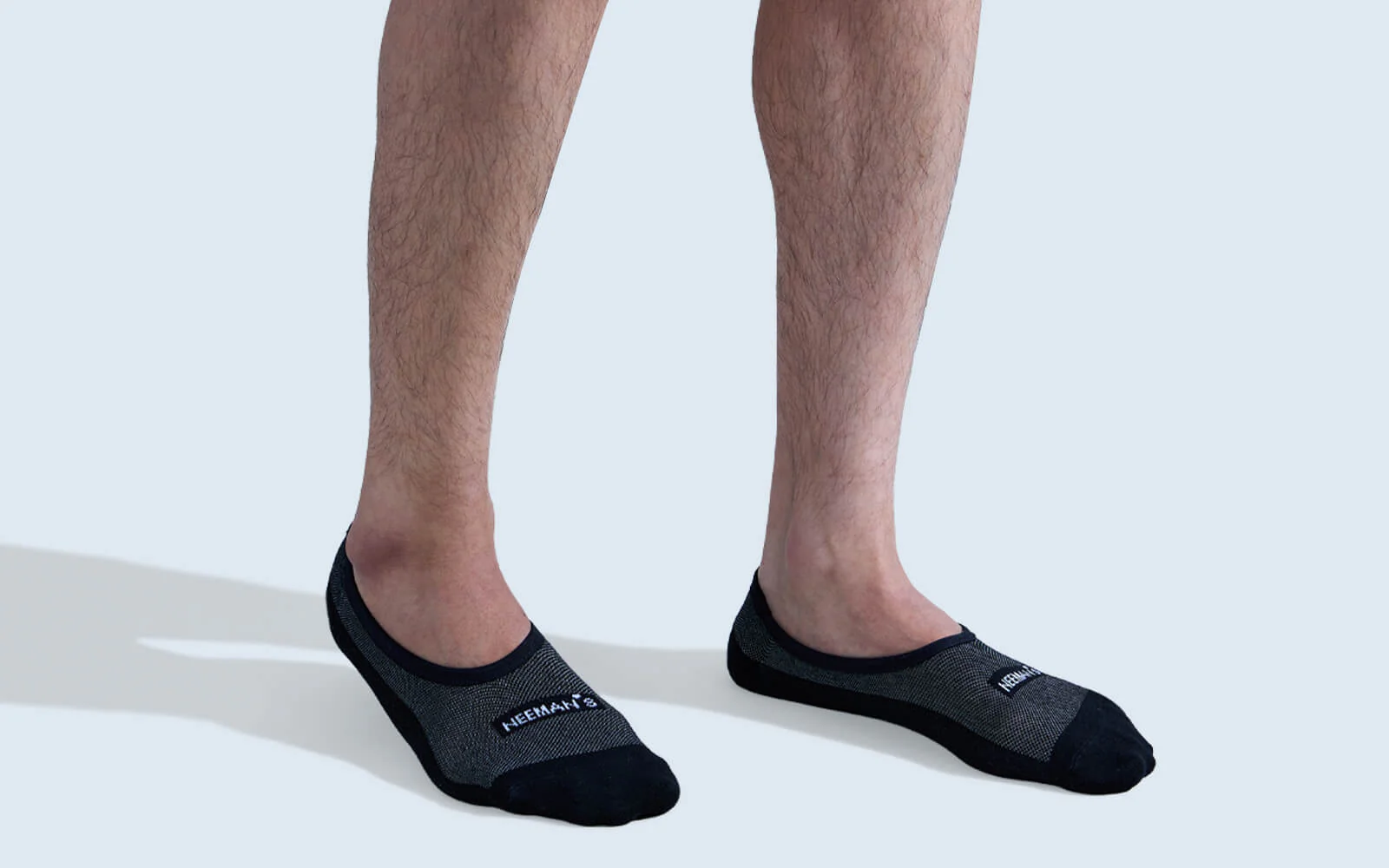 No Show Socks  : Black Olive White (Pack of 3) - Image 6