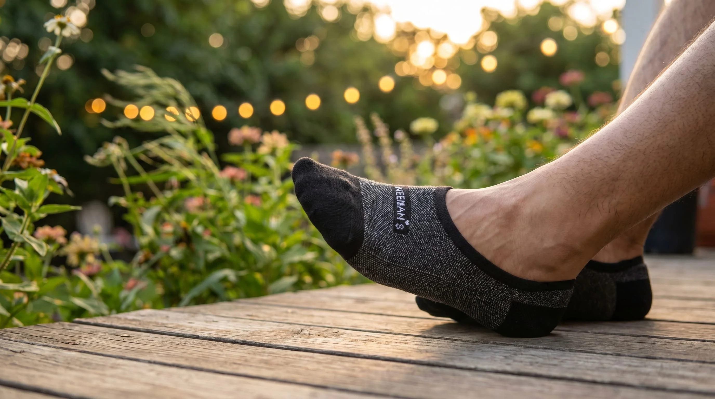 No Show Socks : Black White Grey (Pack of 3) - Image 3