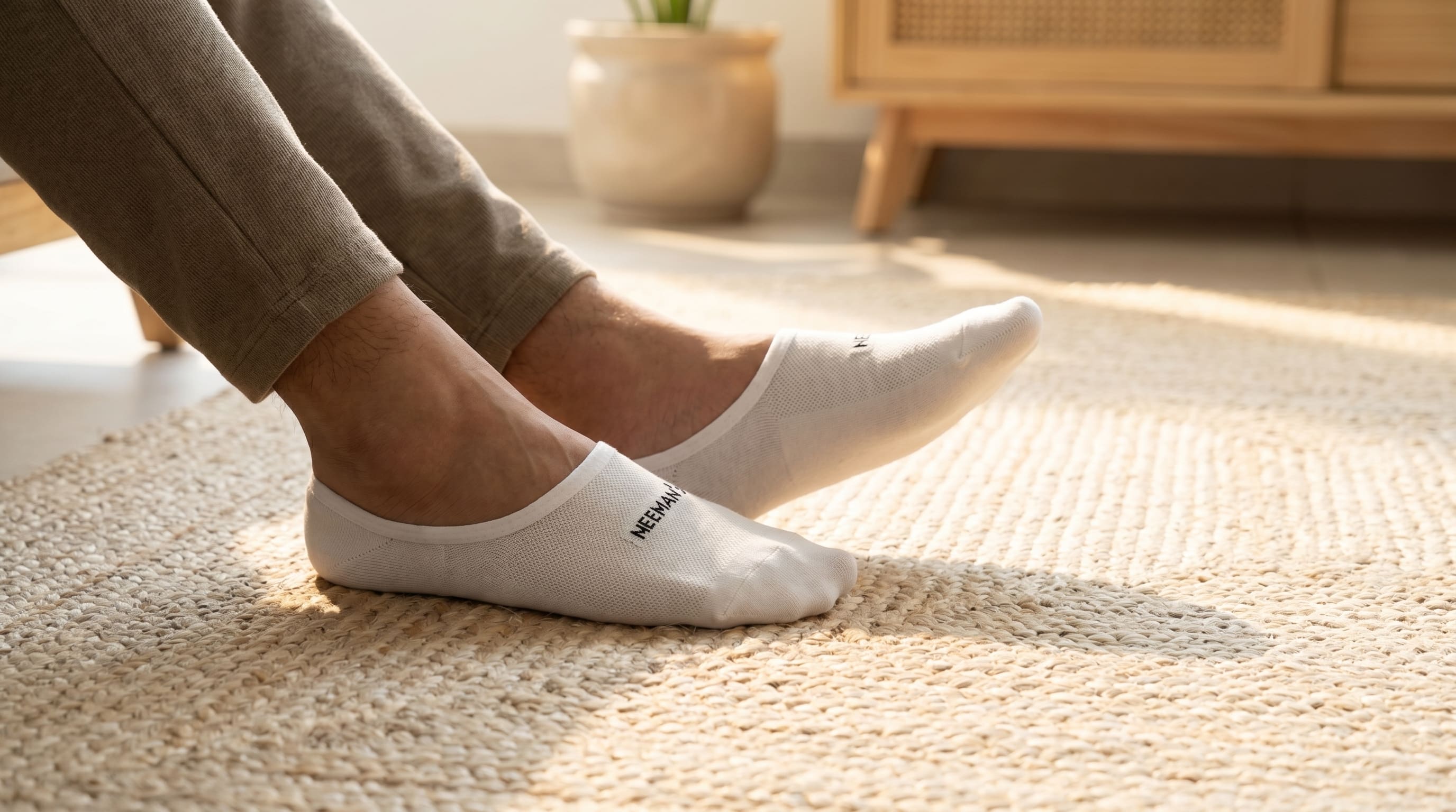 No Show Socks : Black White Grey (Pack of 3) - Image 6