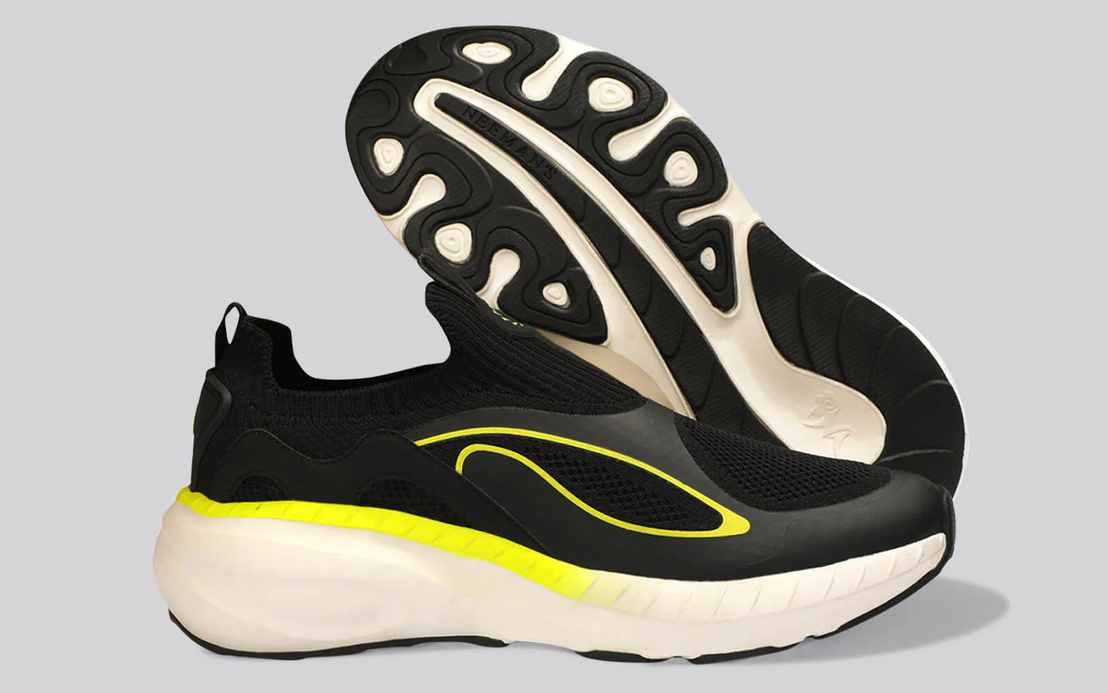 Novra Slip Ons For Men : Black - Image 10