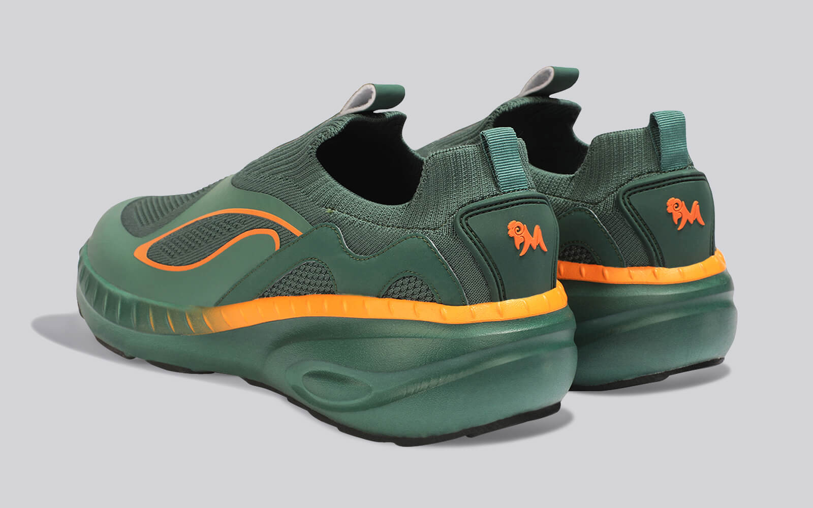 Novra Slip Ons For Men : Green - Image 4