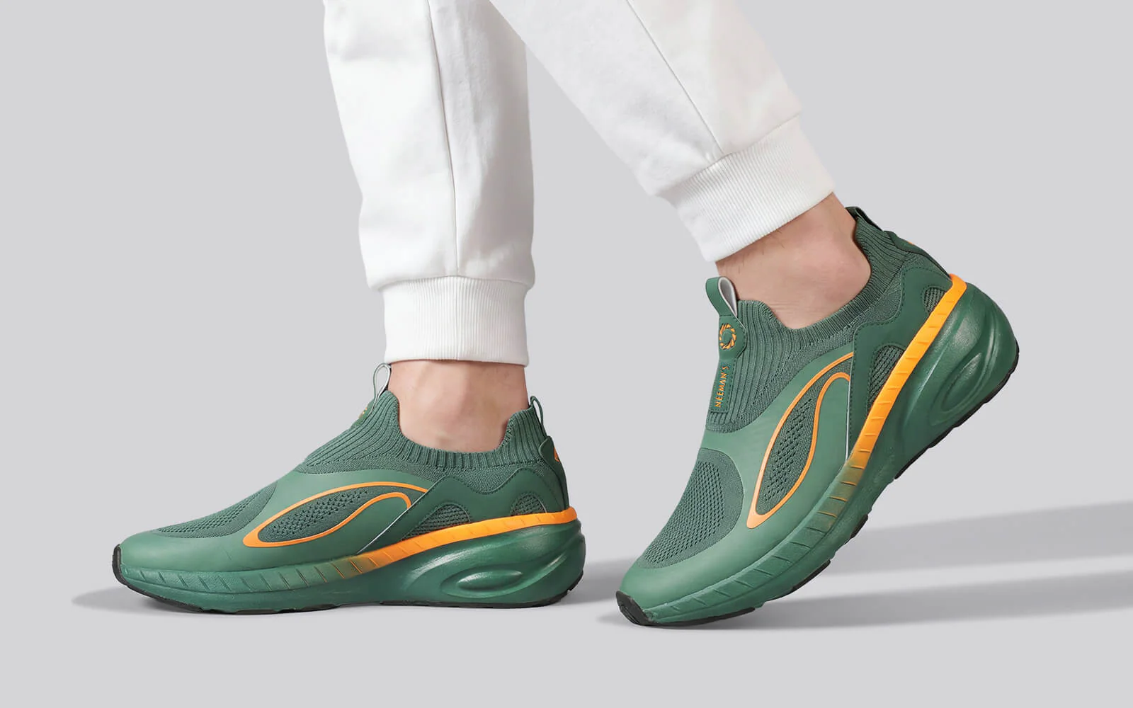 Novra Slip Ons For Men : Green - Image 7